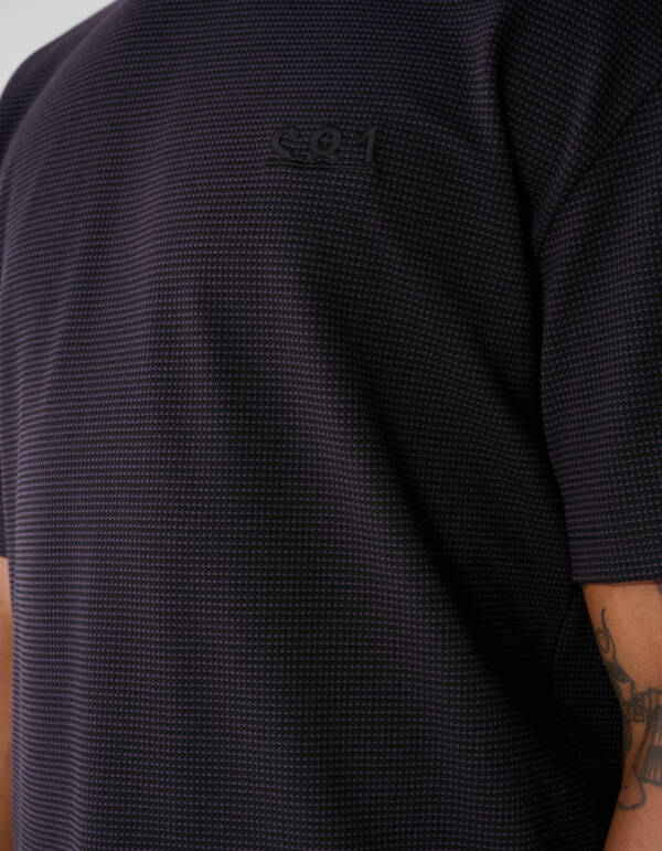 Honeycomb T-shirt Paars SHOEBY MEN