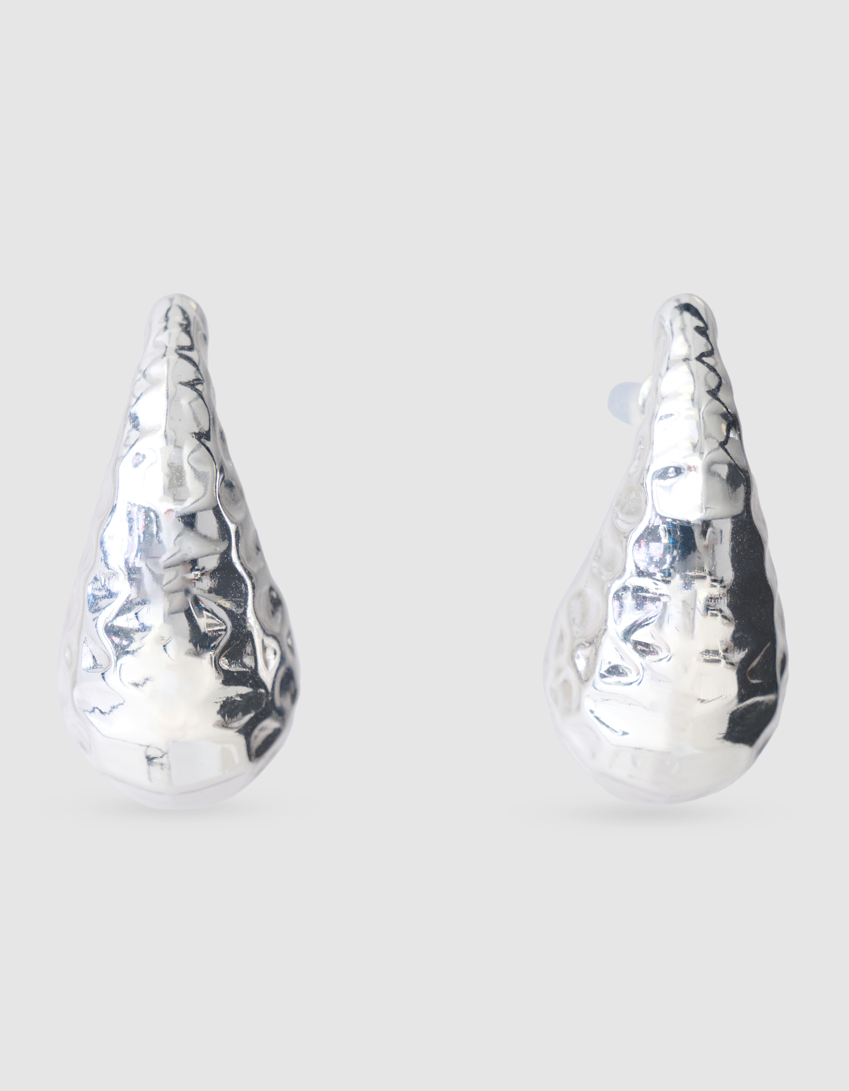Hammerd Druppel Oorbellen Zilver SHOEBY ACCESSOIRES