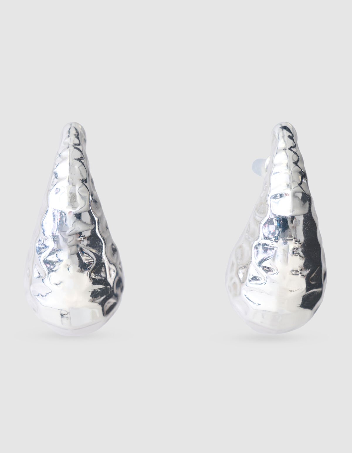 Hammerd Druppel Oorbellen Zilver SHOEBY ACCESSOIRES