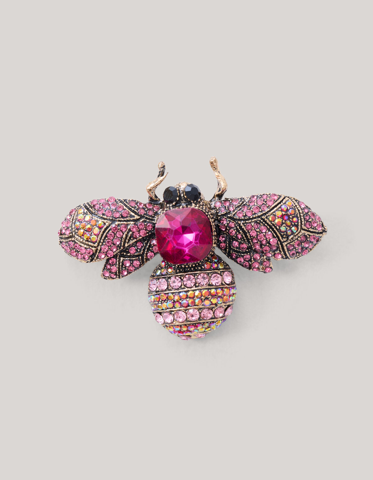 Strass Kever Broche Roze SHOEBY ACCESSOIRES