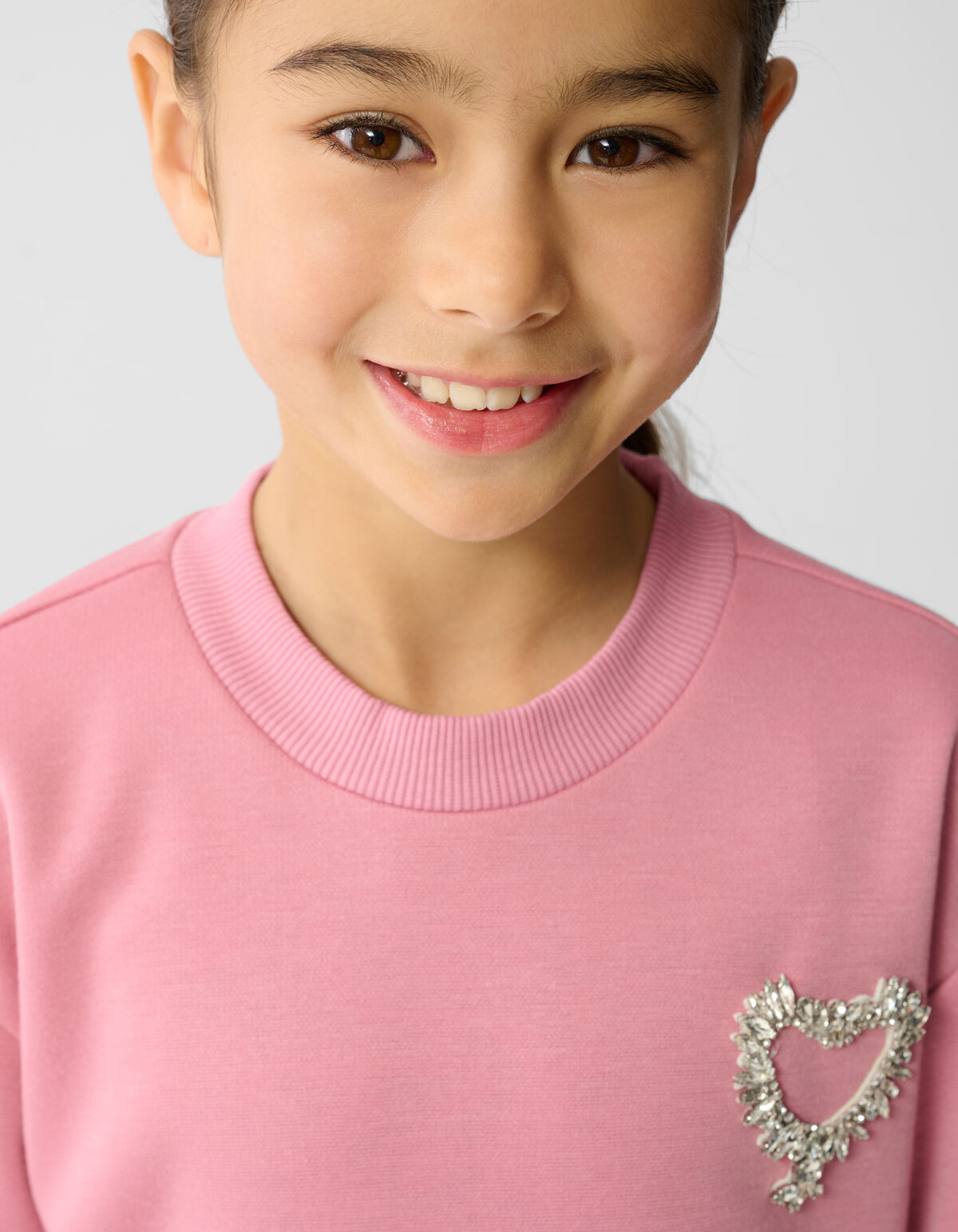 Heart Sweat Jurk Roze SHOEBY GIRLS