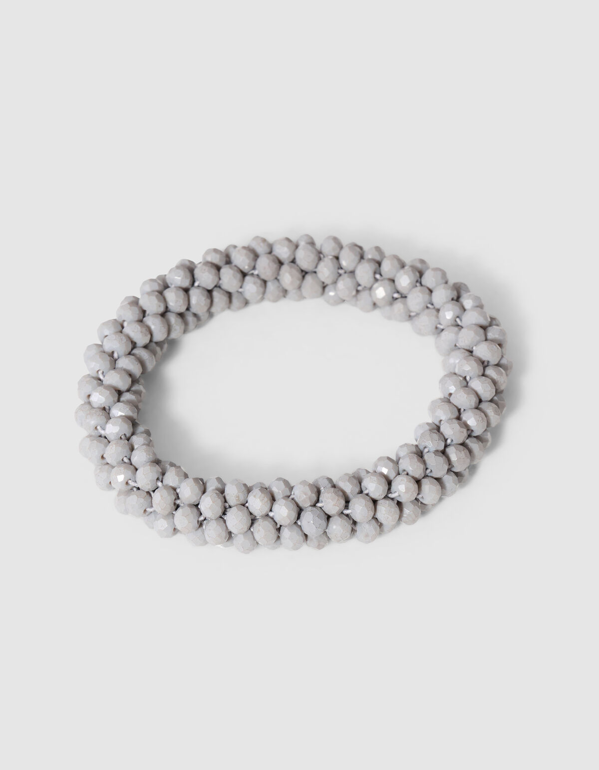 Beaded Armband Lichtgrijs SHOEBY ACCESSOIRES