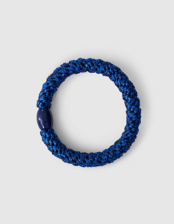 Lurex Haarelastiek Donkerblauw SHOEBY ACCESSOIRES
