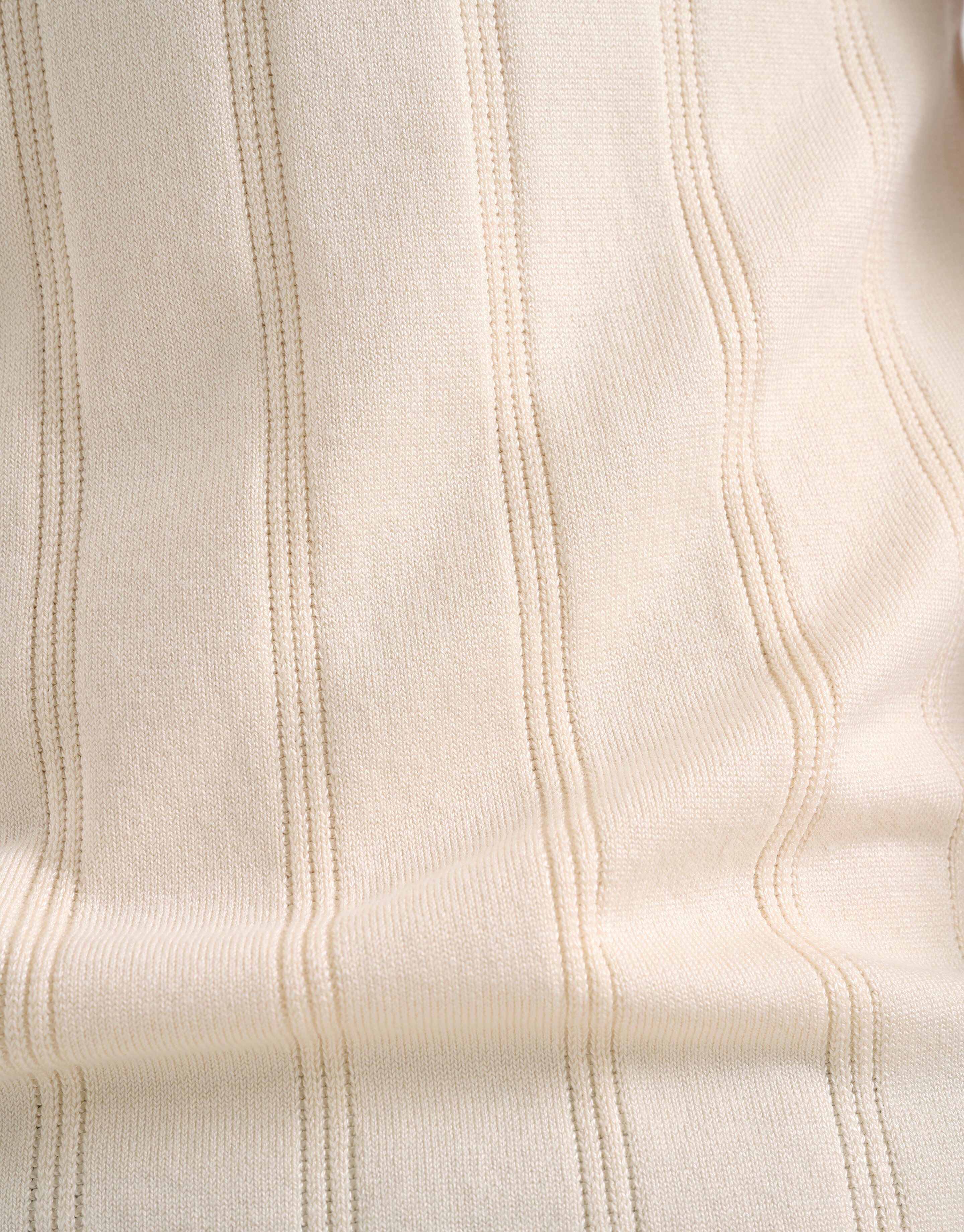 Gebreid T-shirt Beige SHOEBY MEN