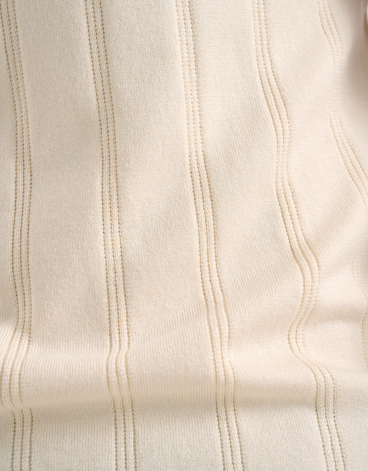 Gebreid T-shirt Beige SHOEBY MEN