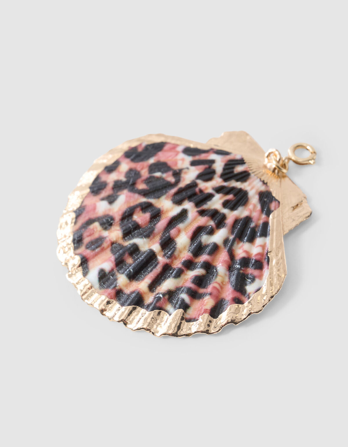 Leopard Schelp Bedel Bruin SHOEBY ACCESSOIRES