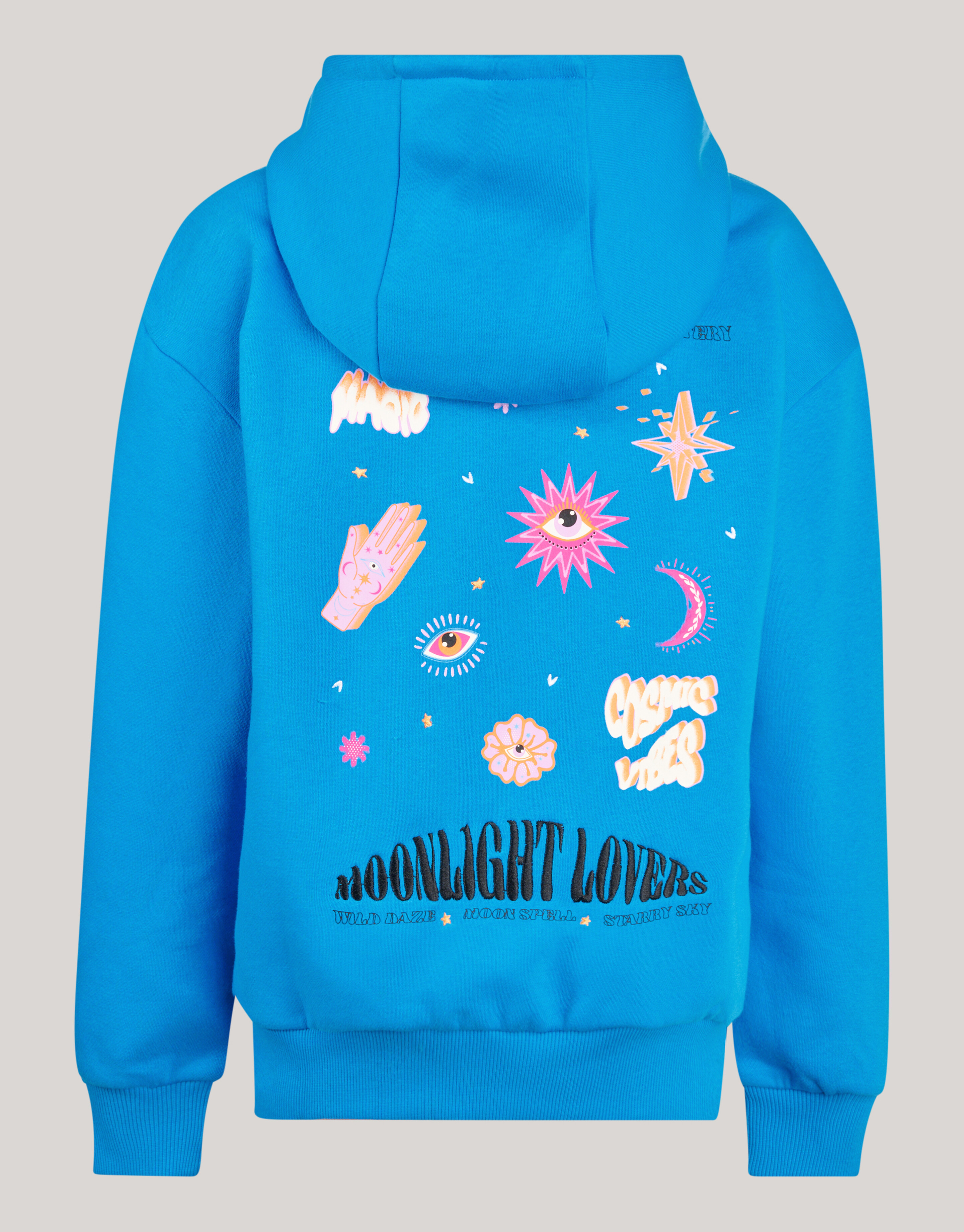Artwork Hoodie Blauw SHOEBY GIRLS