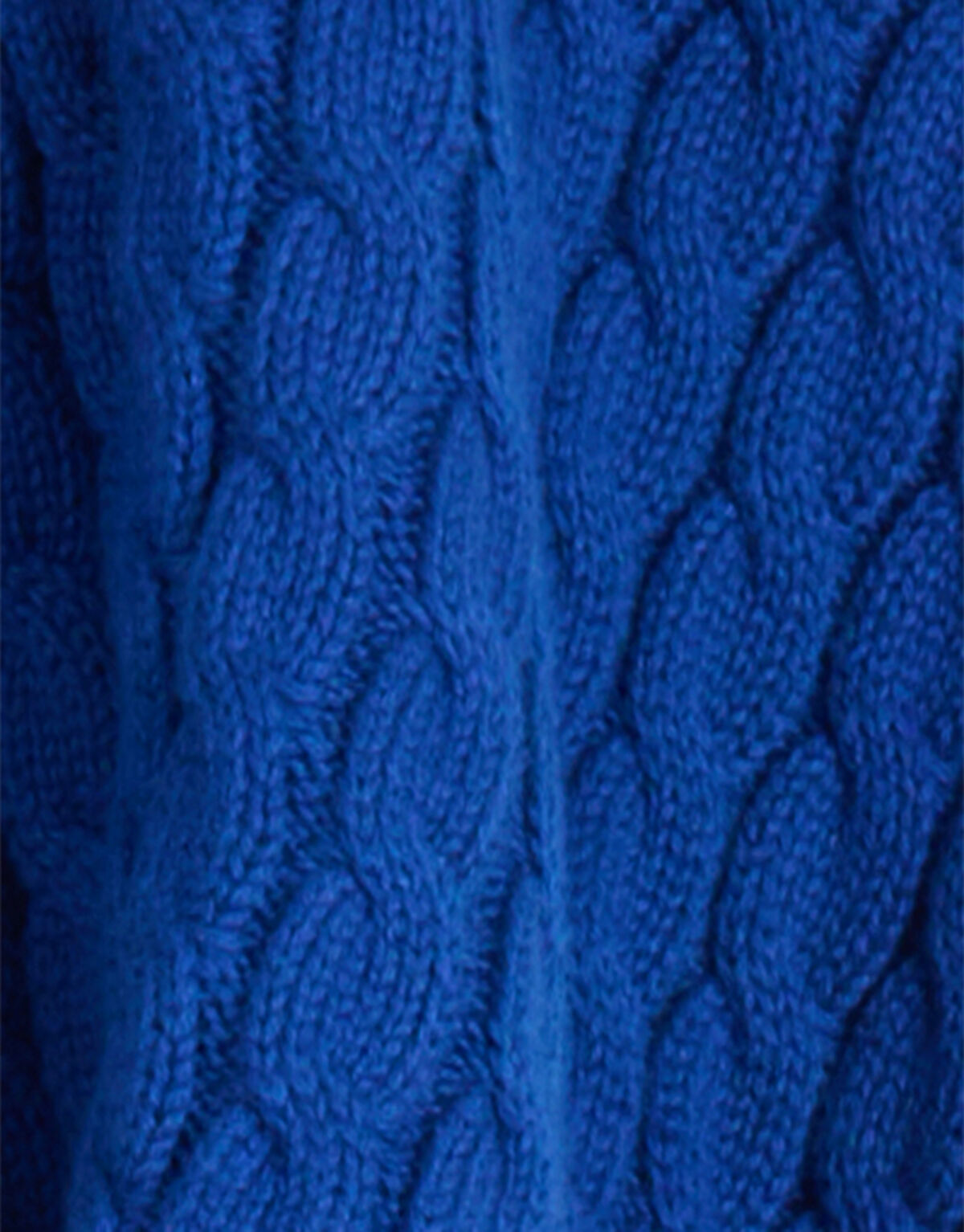 Gebreide Kabeltrui Blauw SHOEBY BOYS