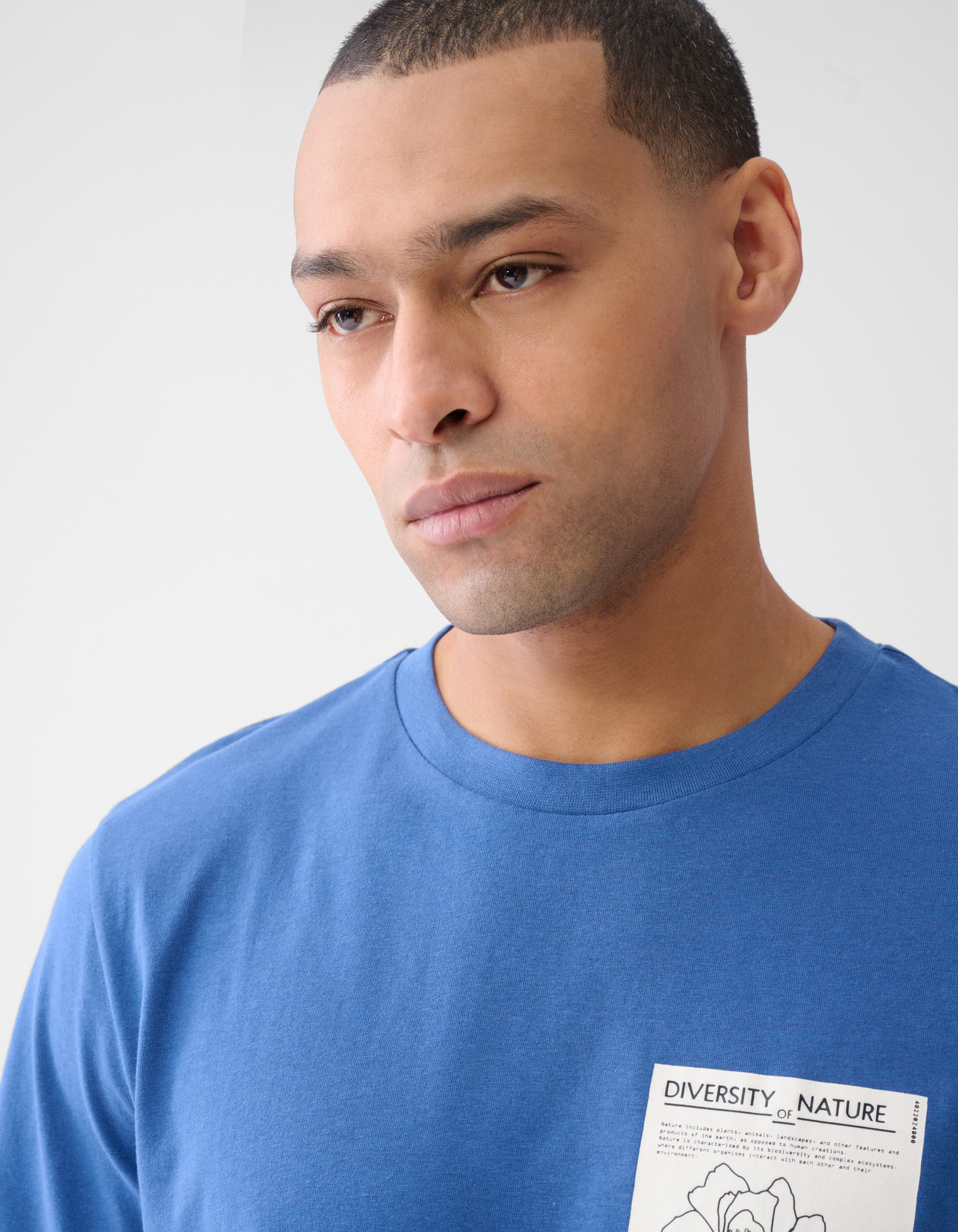 Artwork T-shirt Blauw SHOEBY MEN