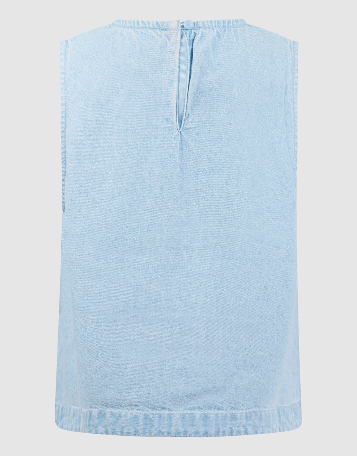 Strass Denim Top Lichtblauw SHOEBY GIRLS