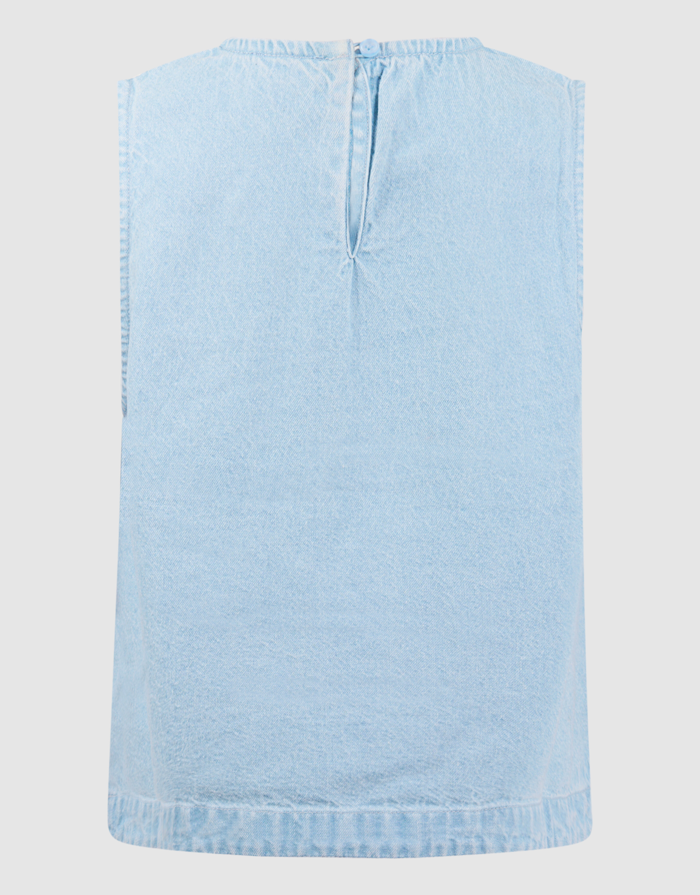 Strass Denim Top Lichtblauw SHOEBY GIRLS