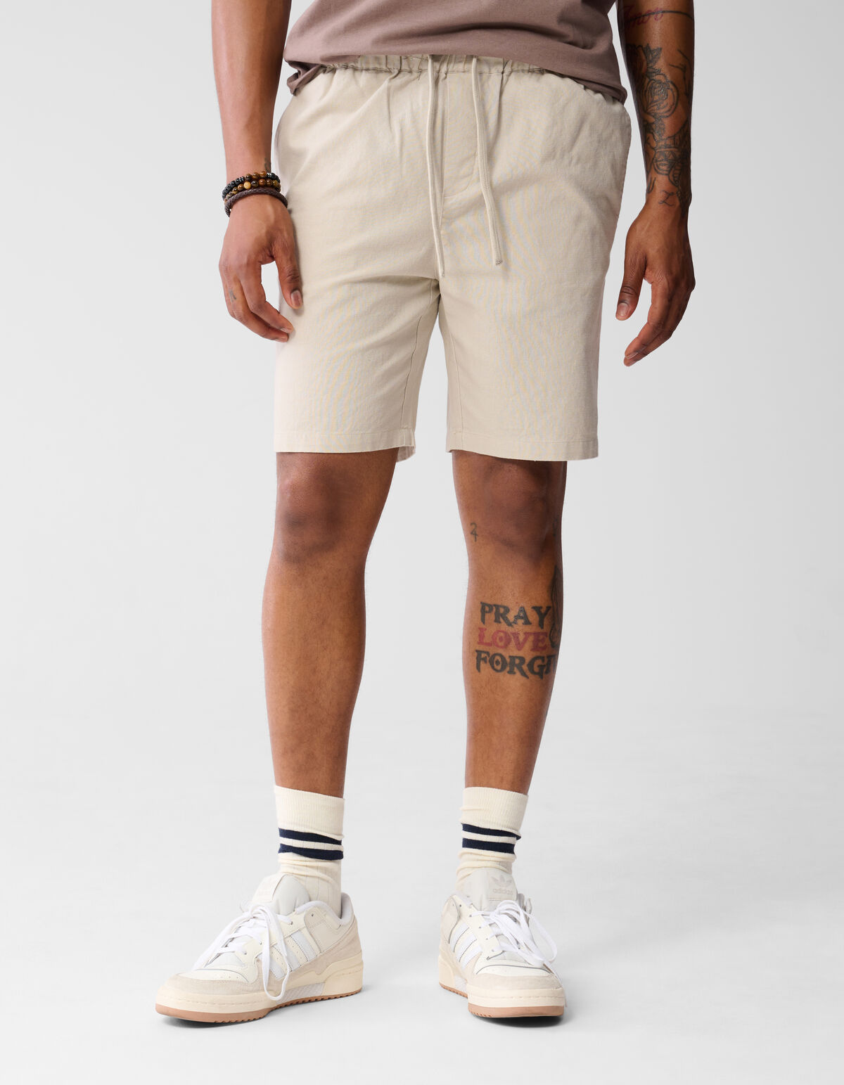 Linnen Short Zand SHOEBY MEN
