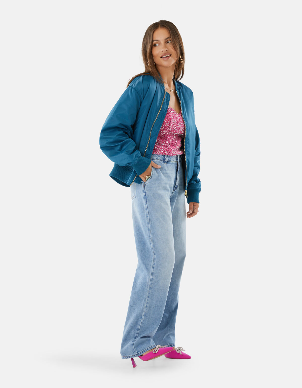 Pailletten Top Roze By Lizzy SHOEBY WOMEN