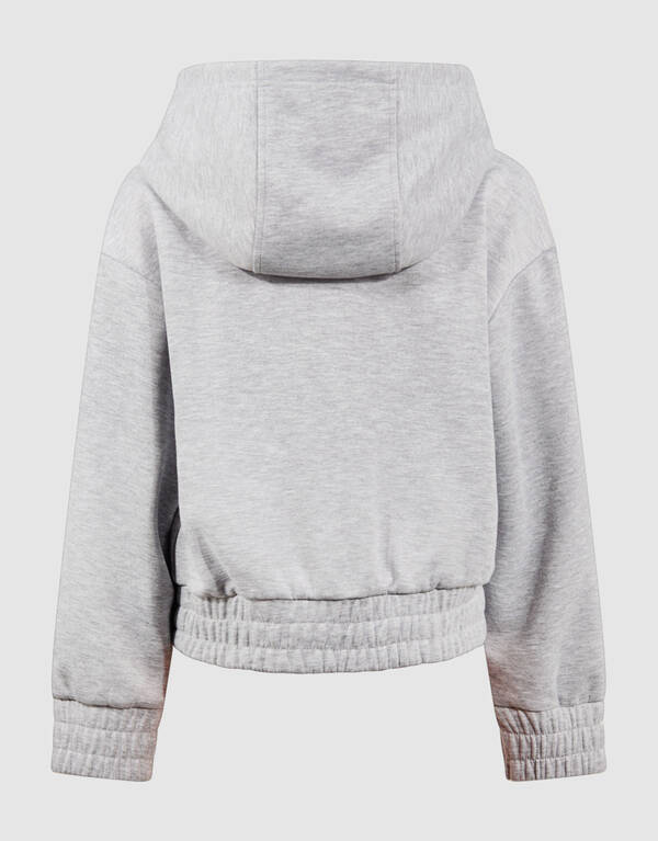 Strass Hoodie Lichtgrijs SHOEBY GIRLS