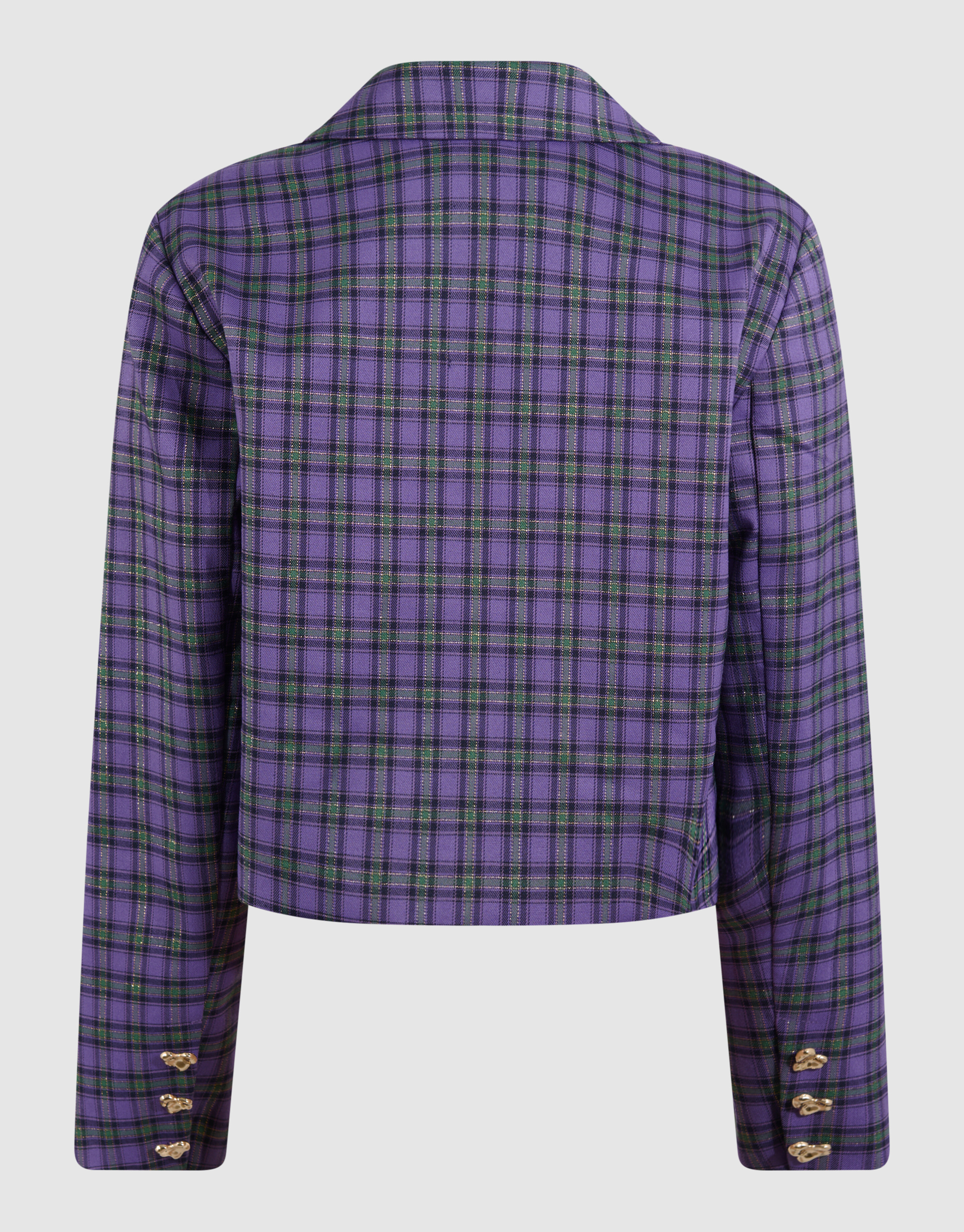 Cropped Ruiten Blazer Paars SHOEBY GIRLS