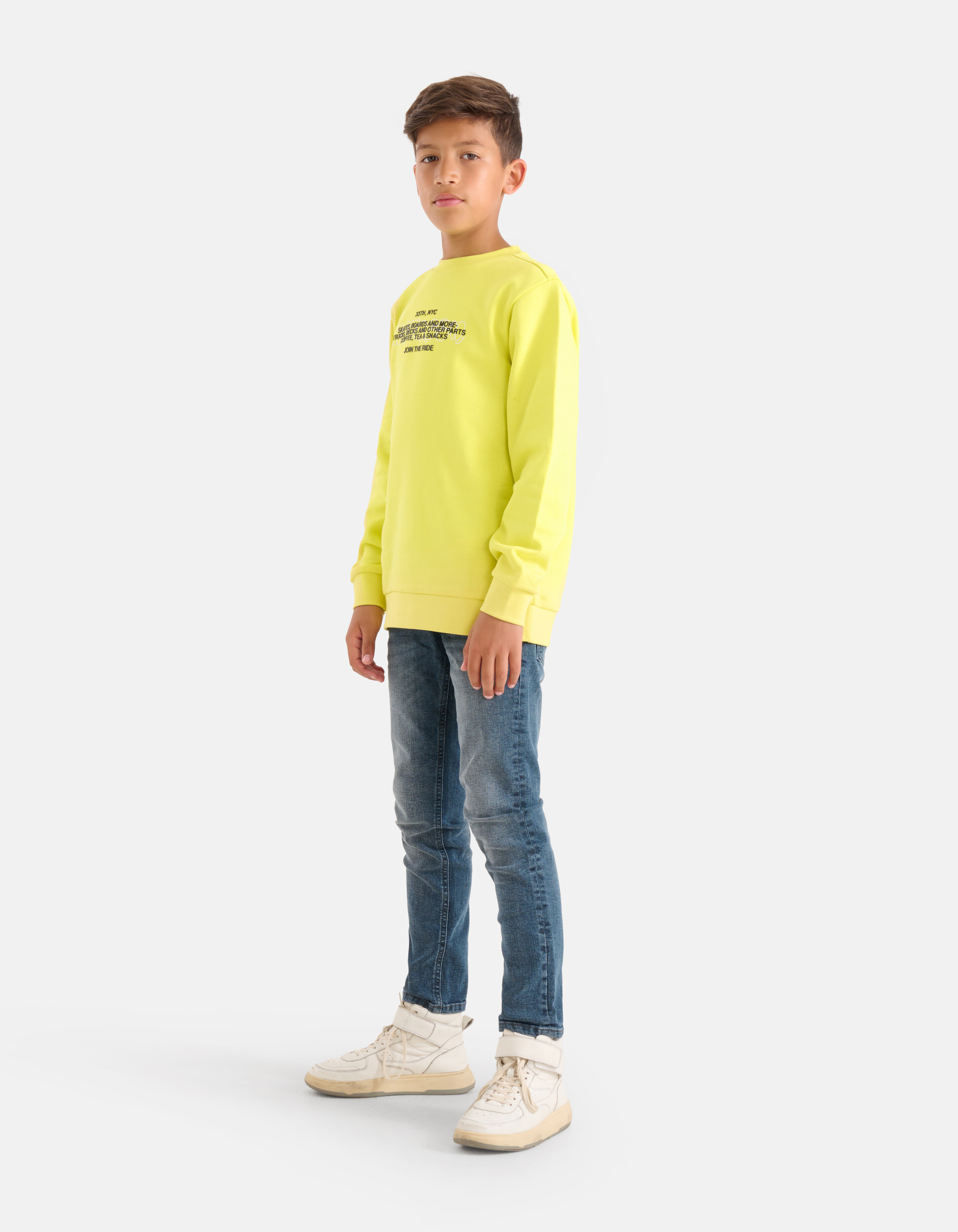 Print Sweater Geel SHOEBY BOYS