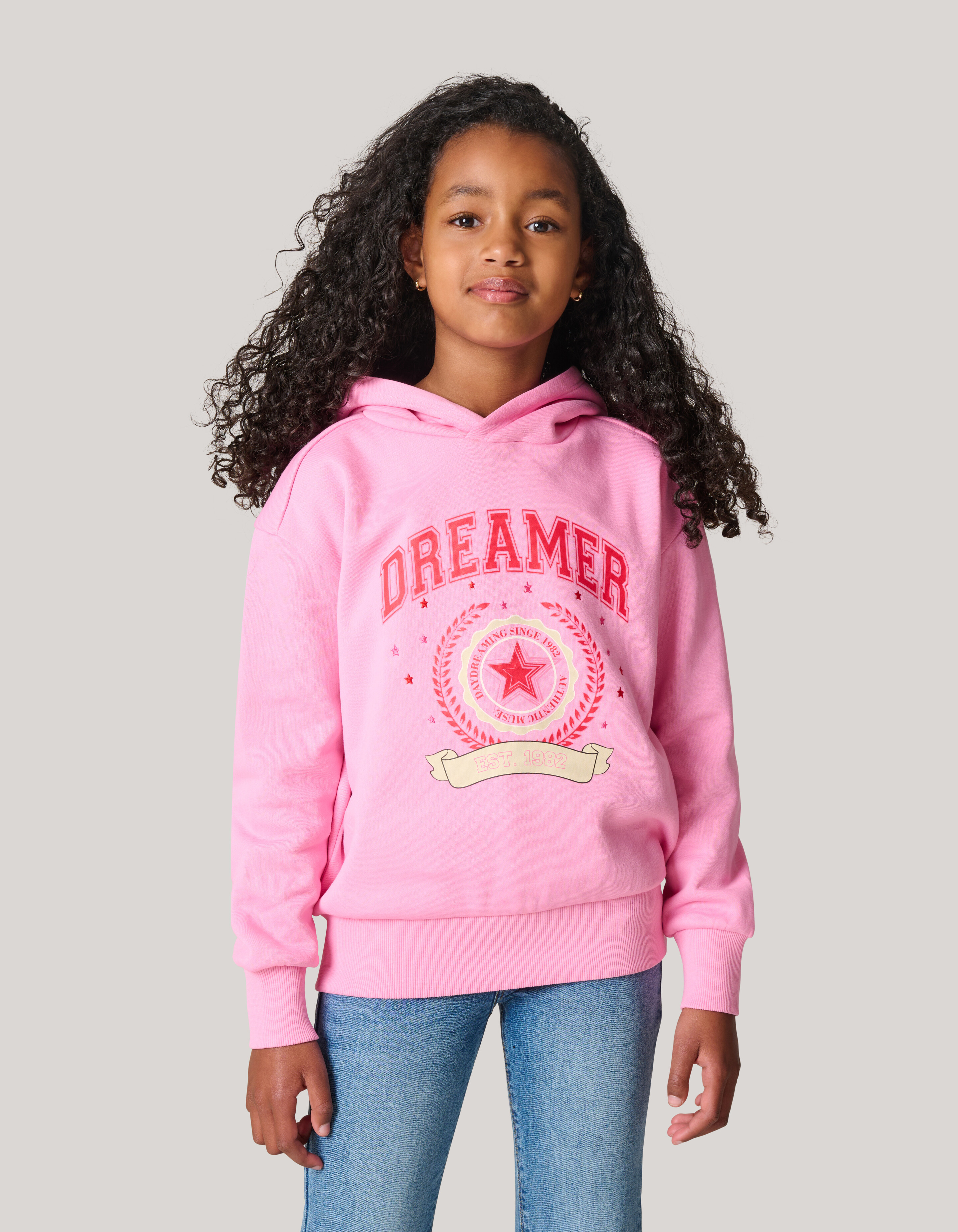 Varsity Hoodie Roze SHOEBY GIRLS