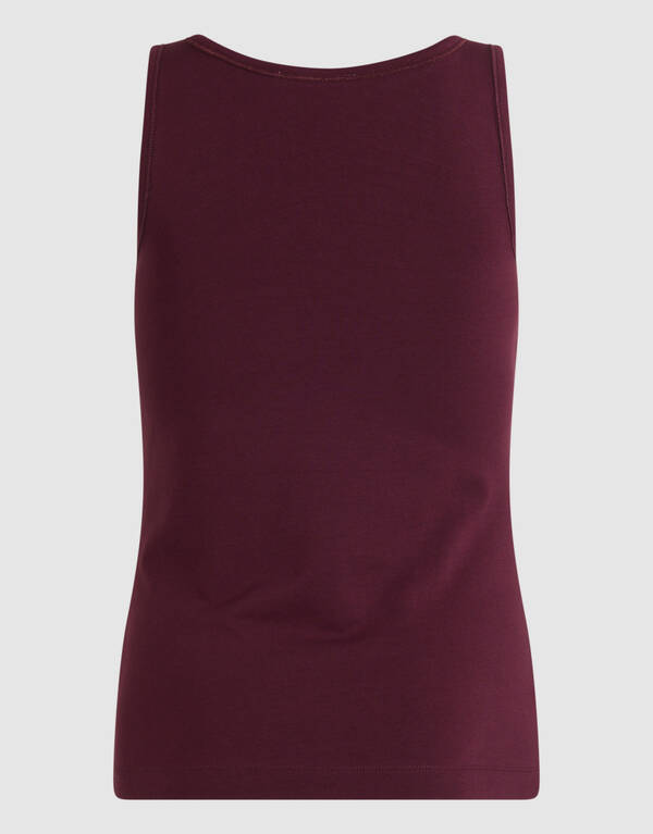 Basis Tanktop Donkerrood SHOEBY WOMEN