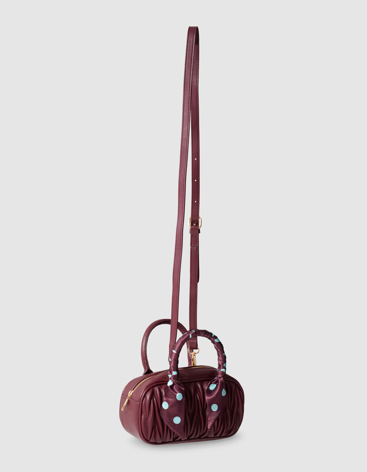 Scarf Crinkle Tas Donkerrood SHOEBY ACCESSOIRES