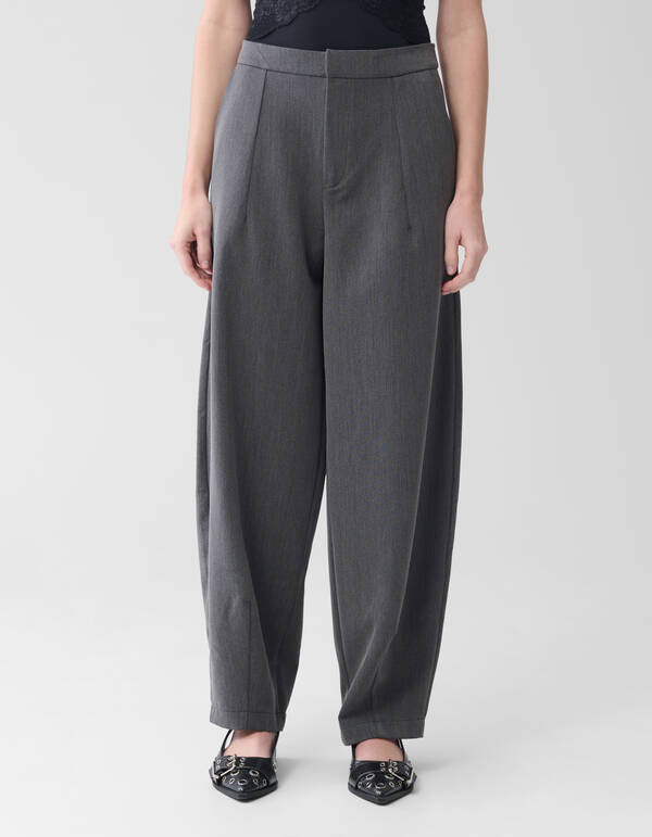 Balloon Fit Broek Donkergrijs SHOEBY WOMEN