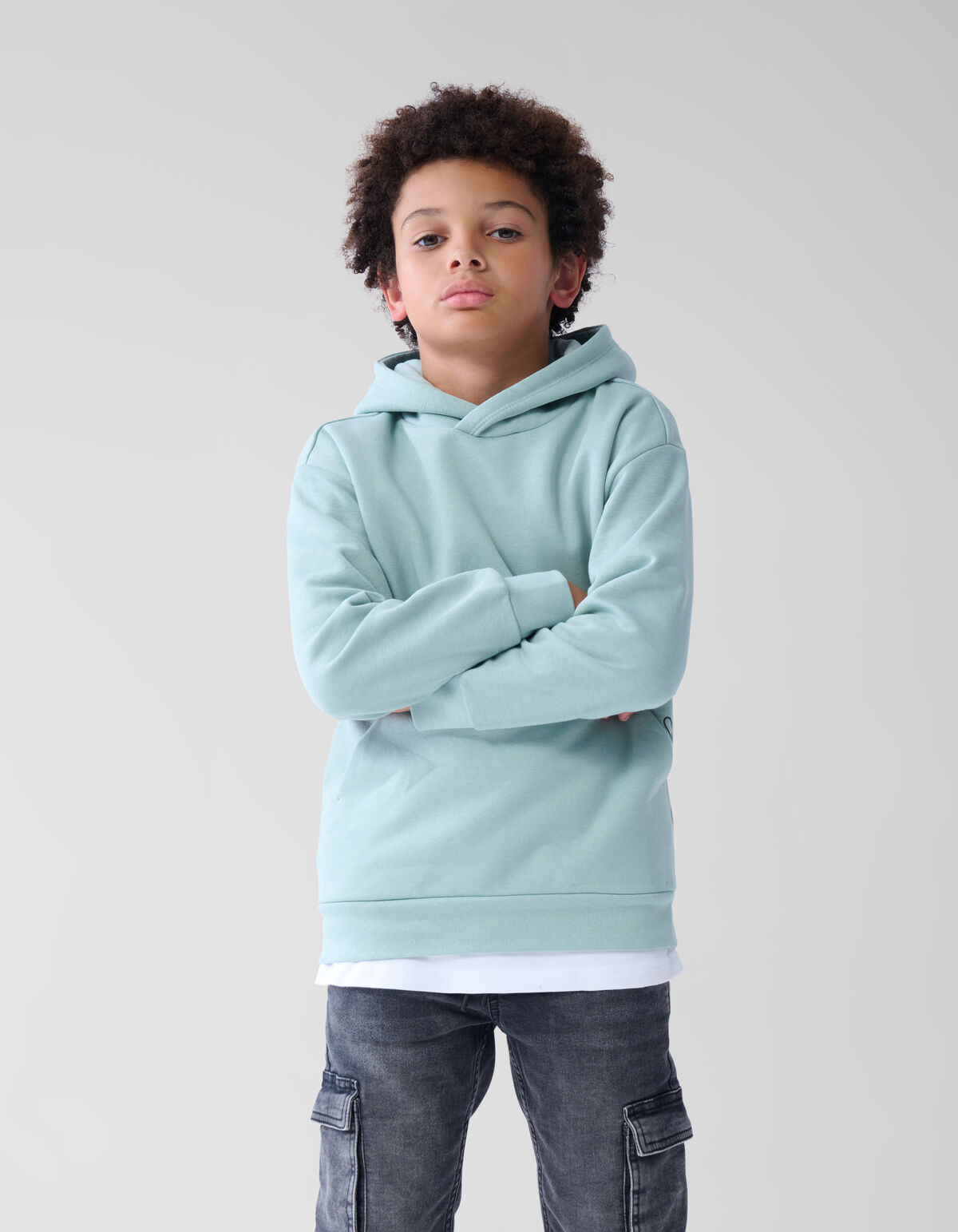 Basis Hoodie Lichtgroen SHOEBY BOYS