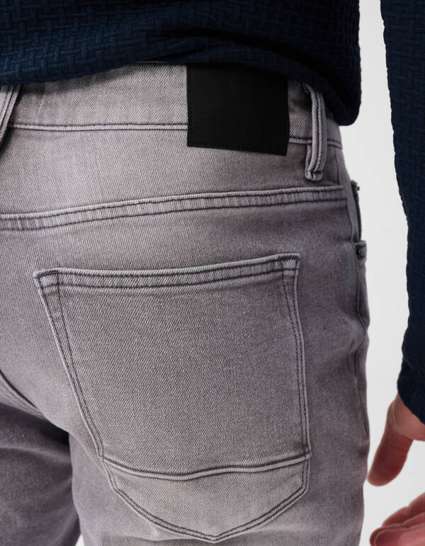 Straight Fit Jeans Grijs L32 SHOEBY MEN