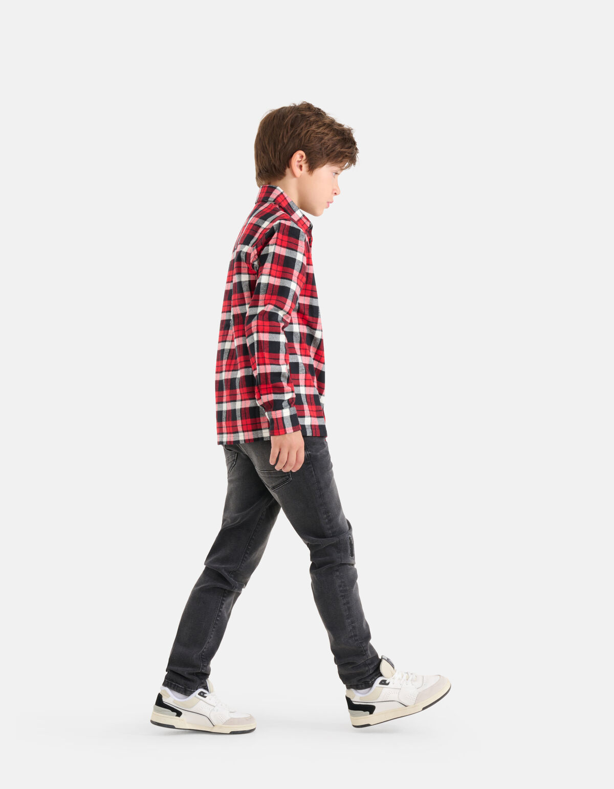 Ruiten Overhemd Rood SHOEBY BOYS