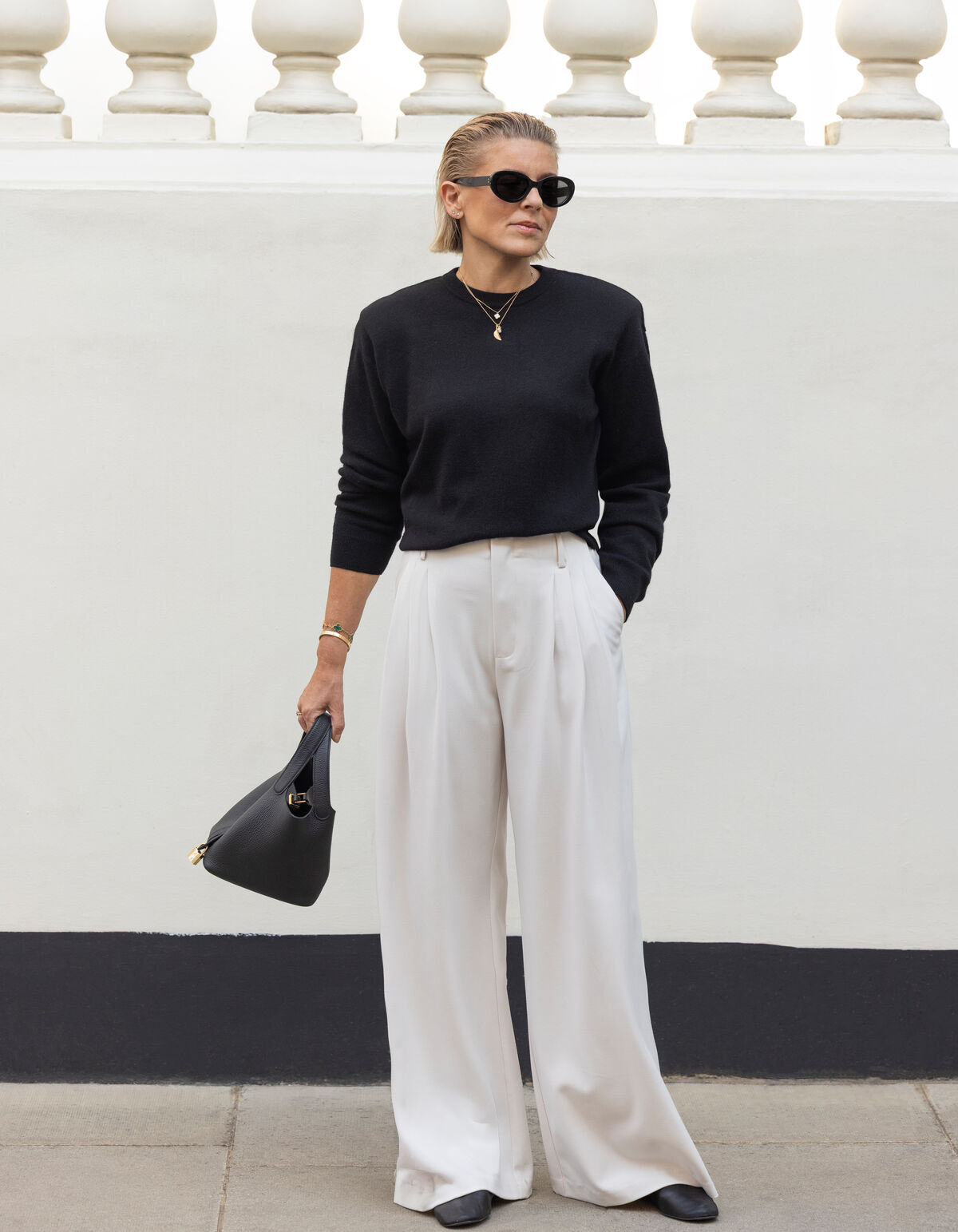 Wide Leg Broek Gebroken Wit By Lonneke SHOEBY WOMEN