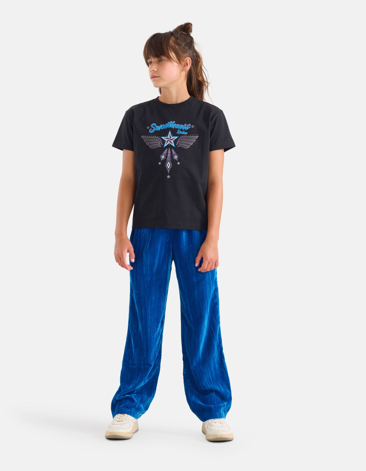 Western Artwork T-shirt Zwart SHOEBY GIRLS