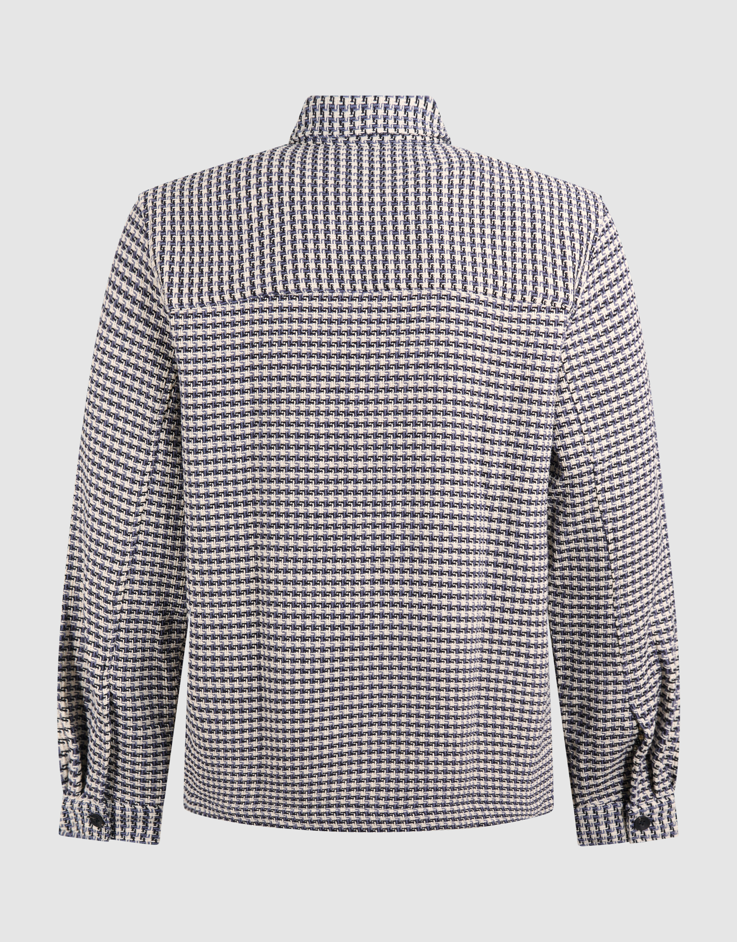 Pied De Poule Overshirt Zand SHOEBY MEN