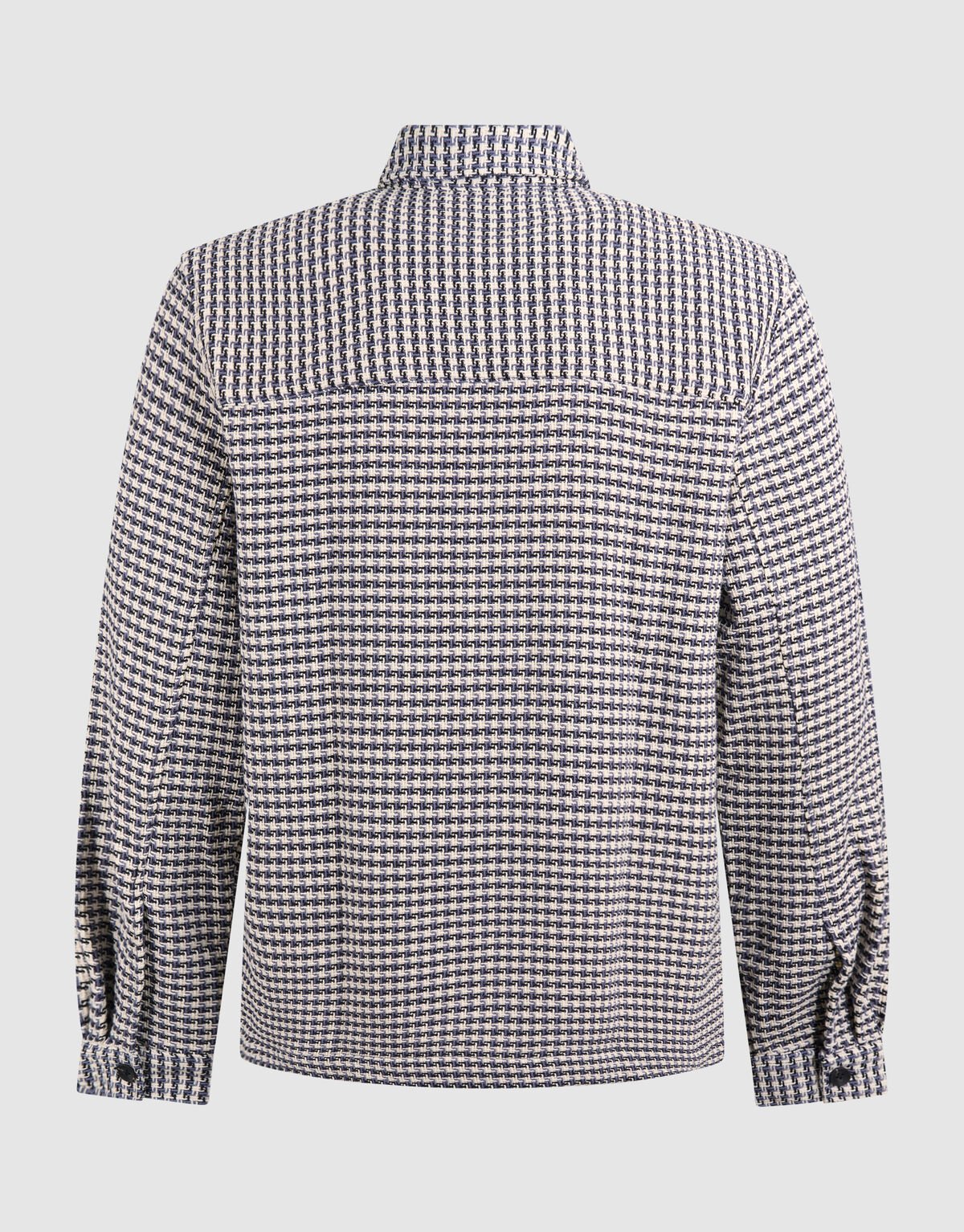Pied De Poule Overshirt Zand SHOEBY MEN