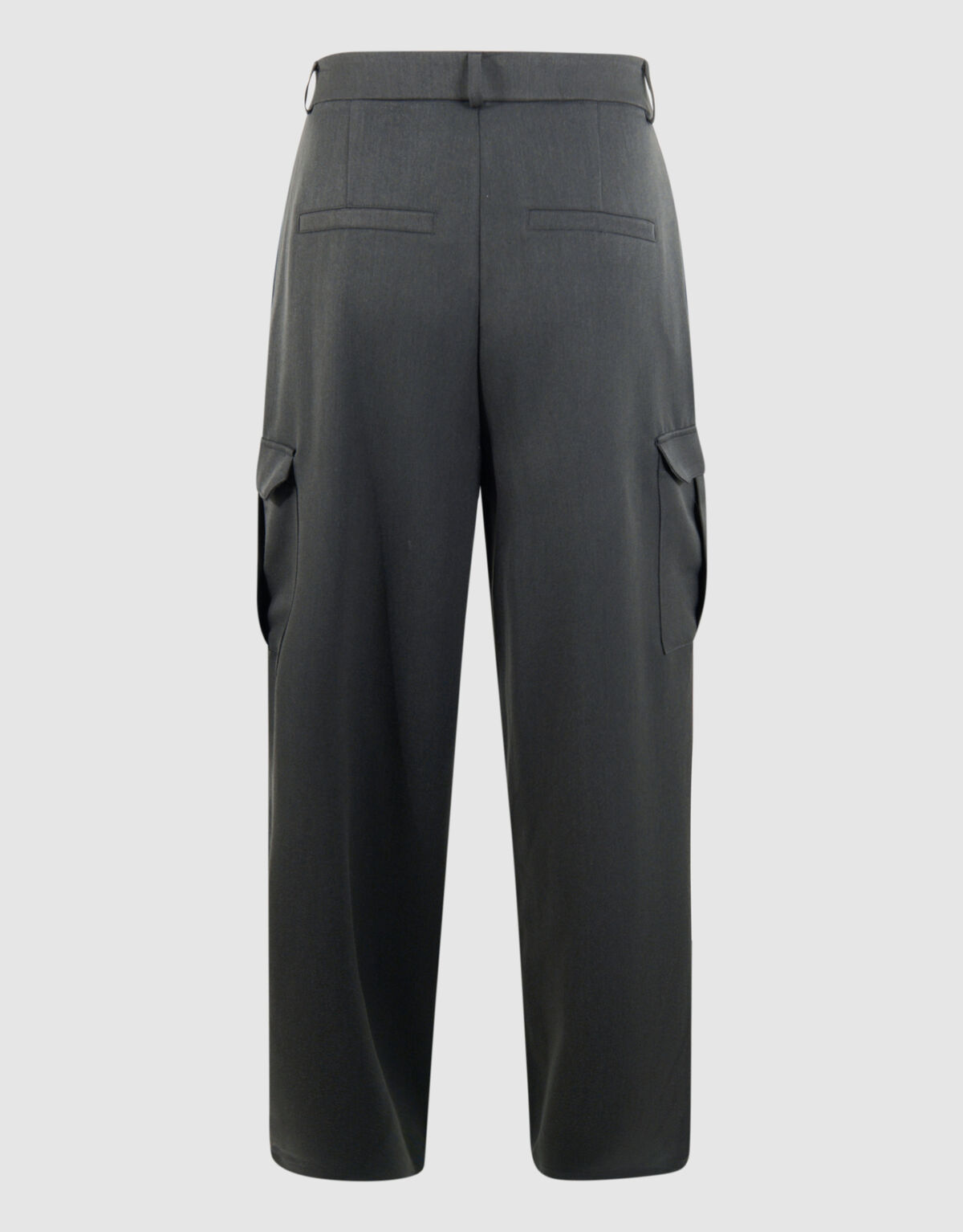 Cargo Wide Leg fit Broek Donkergrijs SHOEBY WOMEN