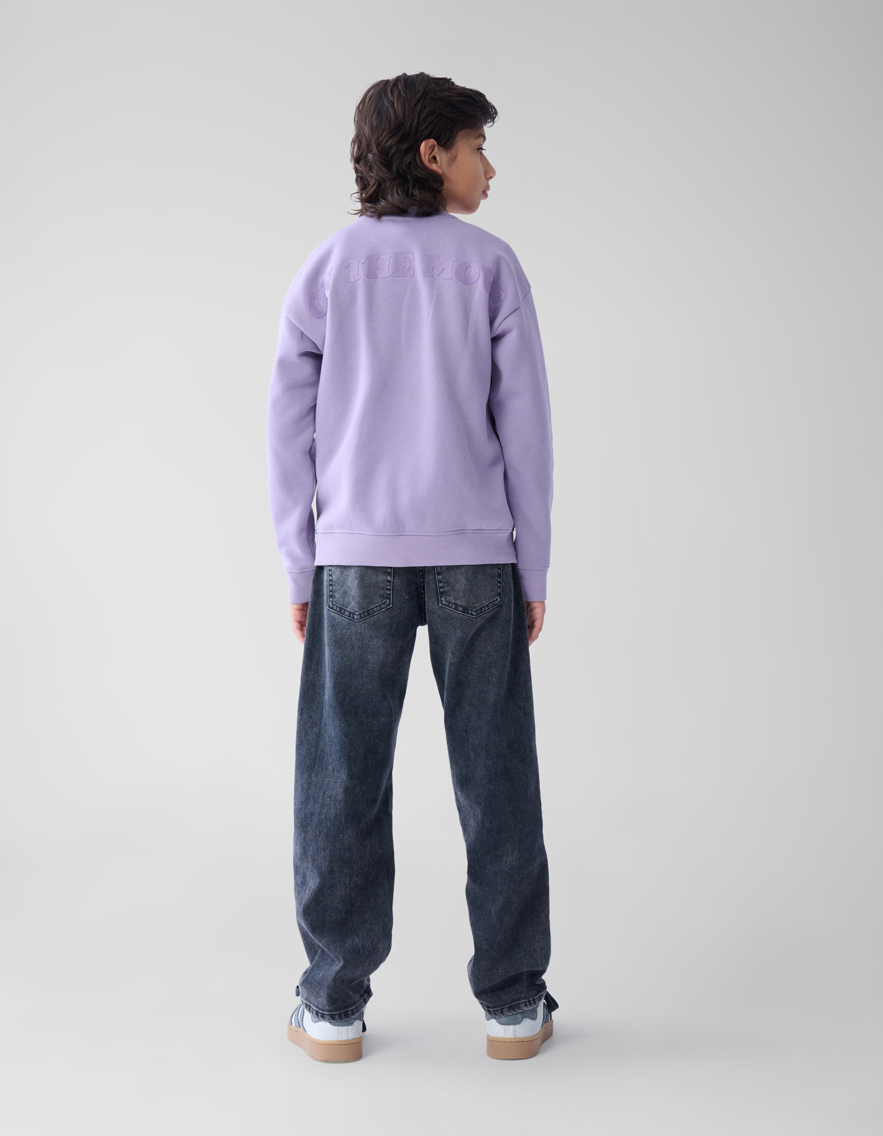 Backprint Sweater Lichtpaars SHOEBY BOYS