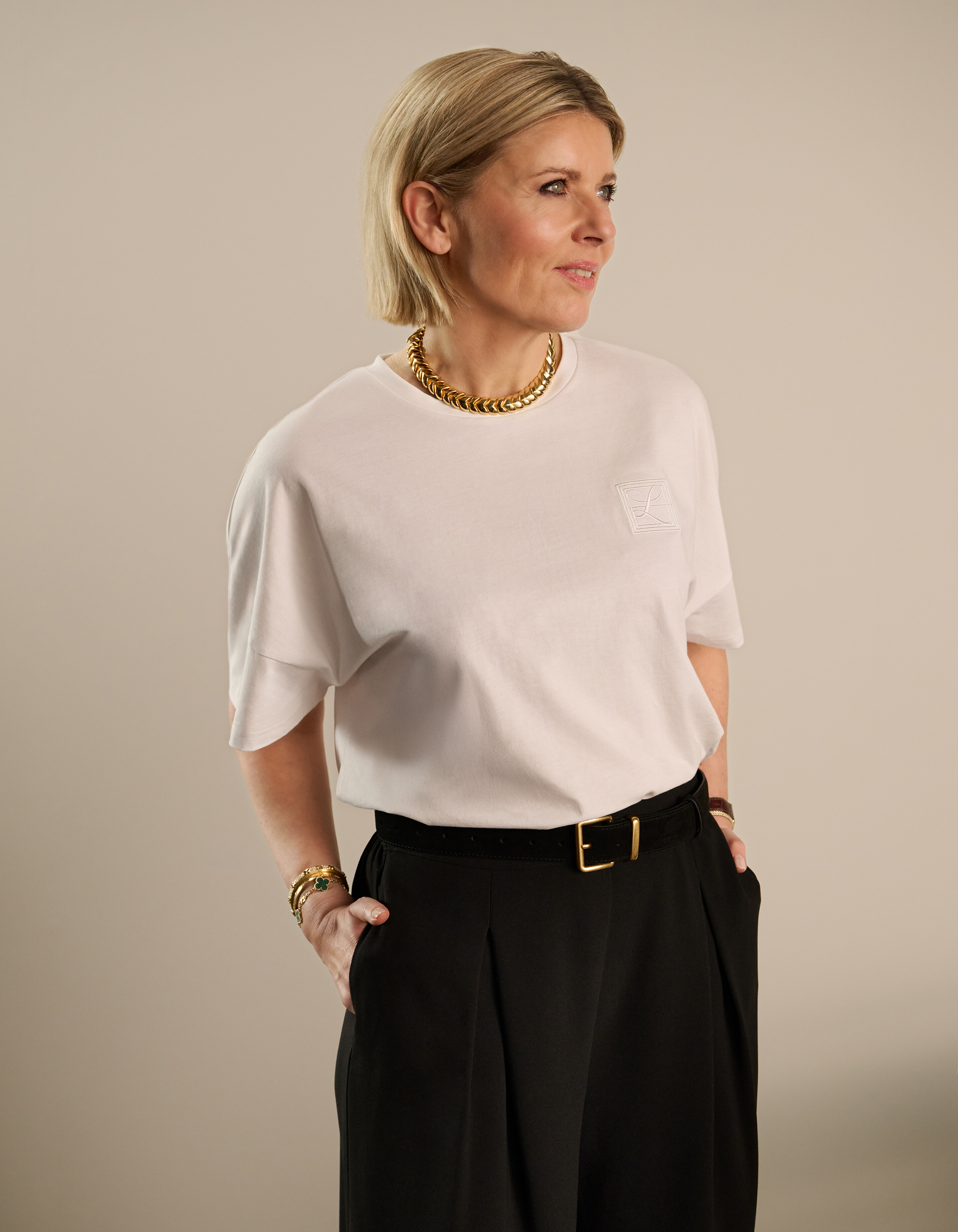 Oversized T-shirt Wit By Lonneke SHOEBY WOMEN