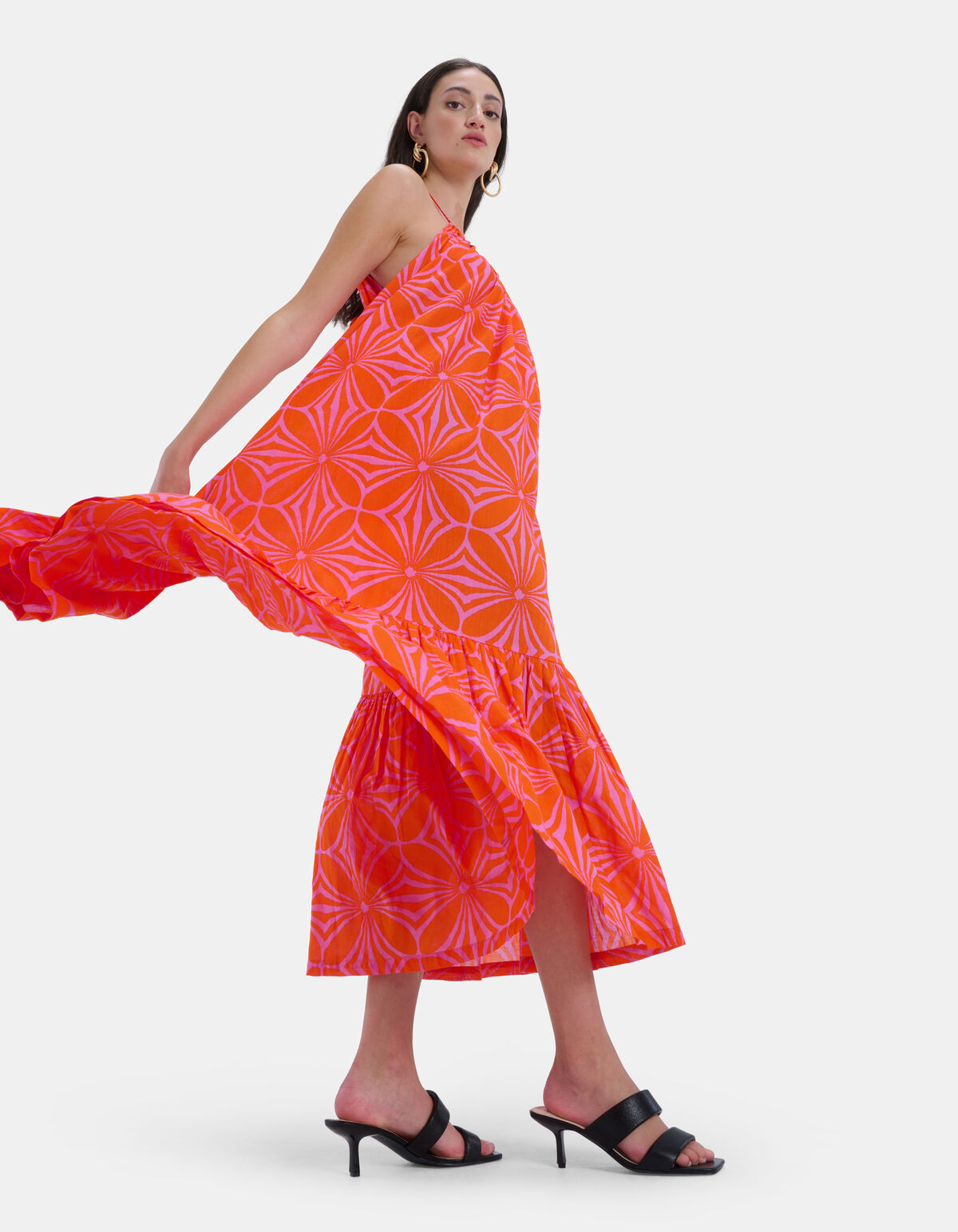 Voile Maxi Cami Jurk EKSEPT
