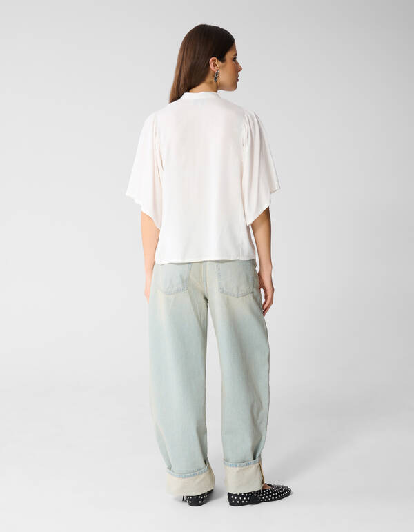 Flowy Blouse Wit SHOEBY WOMEN