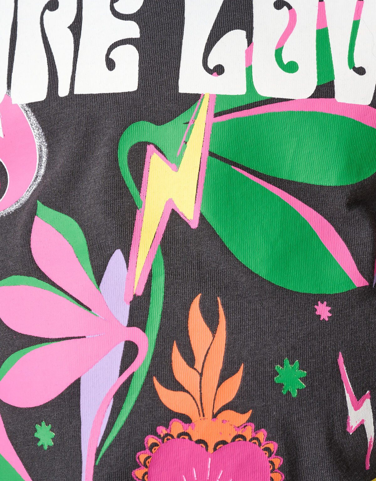 Artwork T-shirt Donkergrijs SHOEBY GIRLS
