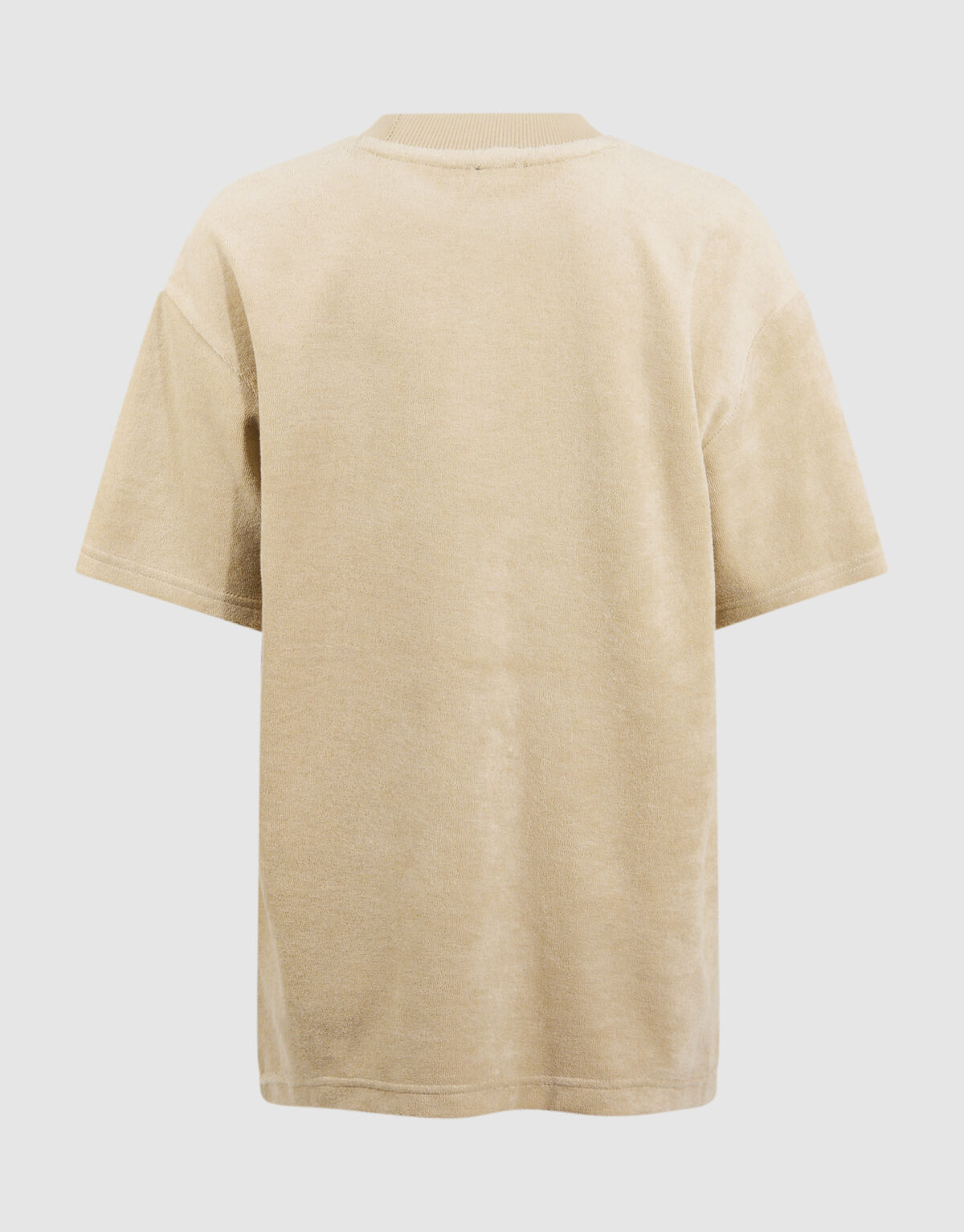Towelling Relaxed T-shirt Beige SHOEBY BOYS