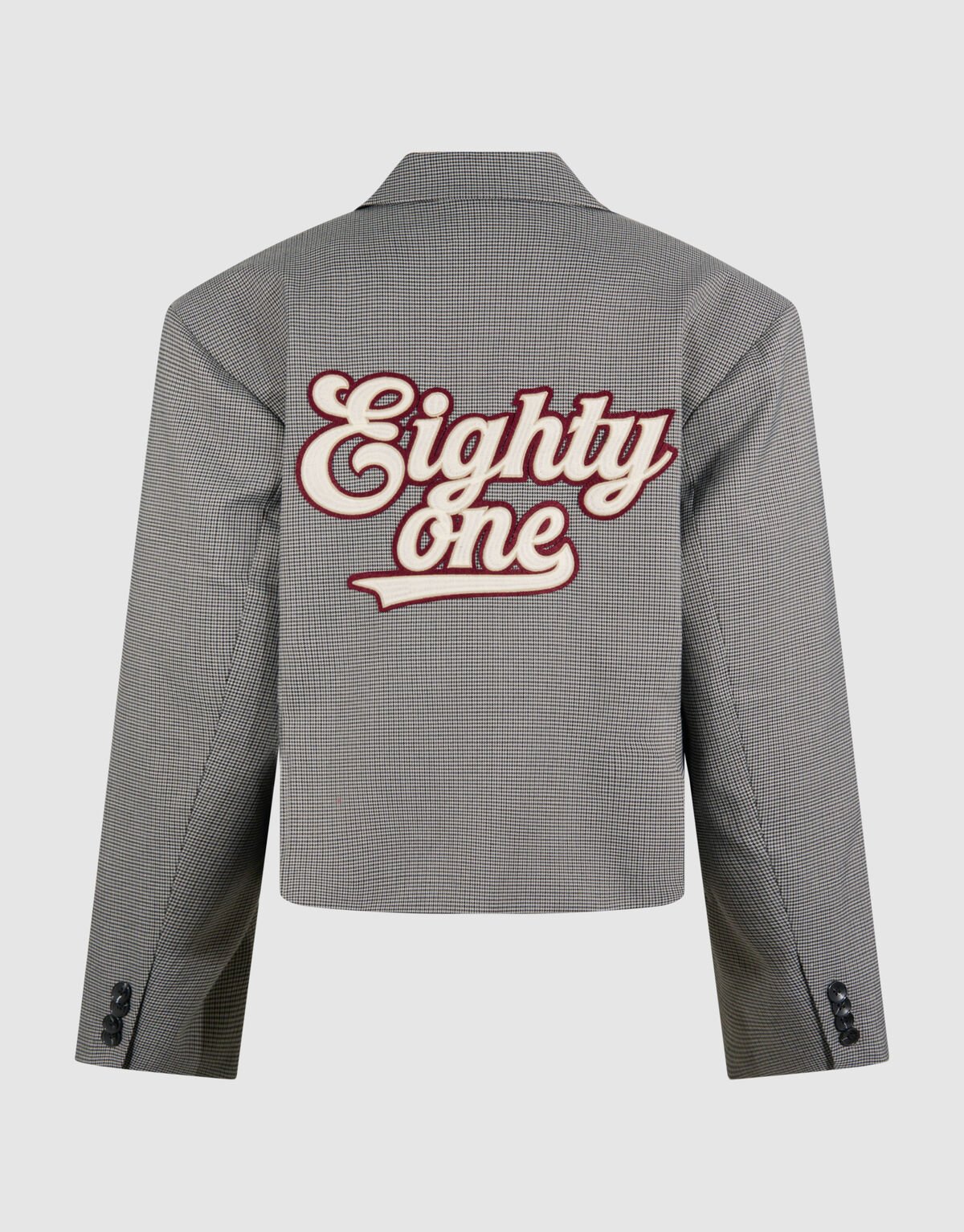 Sporty Oversized Ruiten Blazer Grijs SHOEBY WOMEN