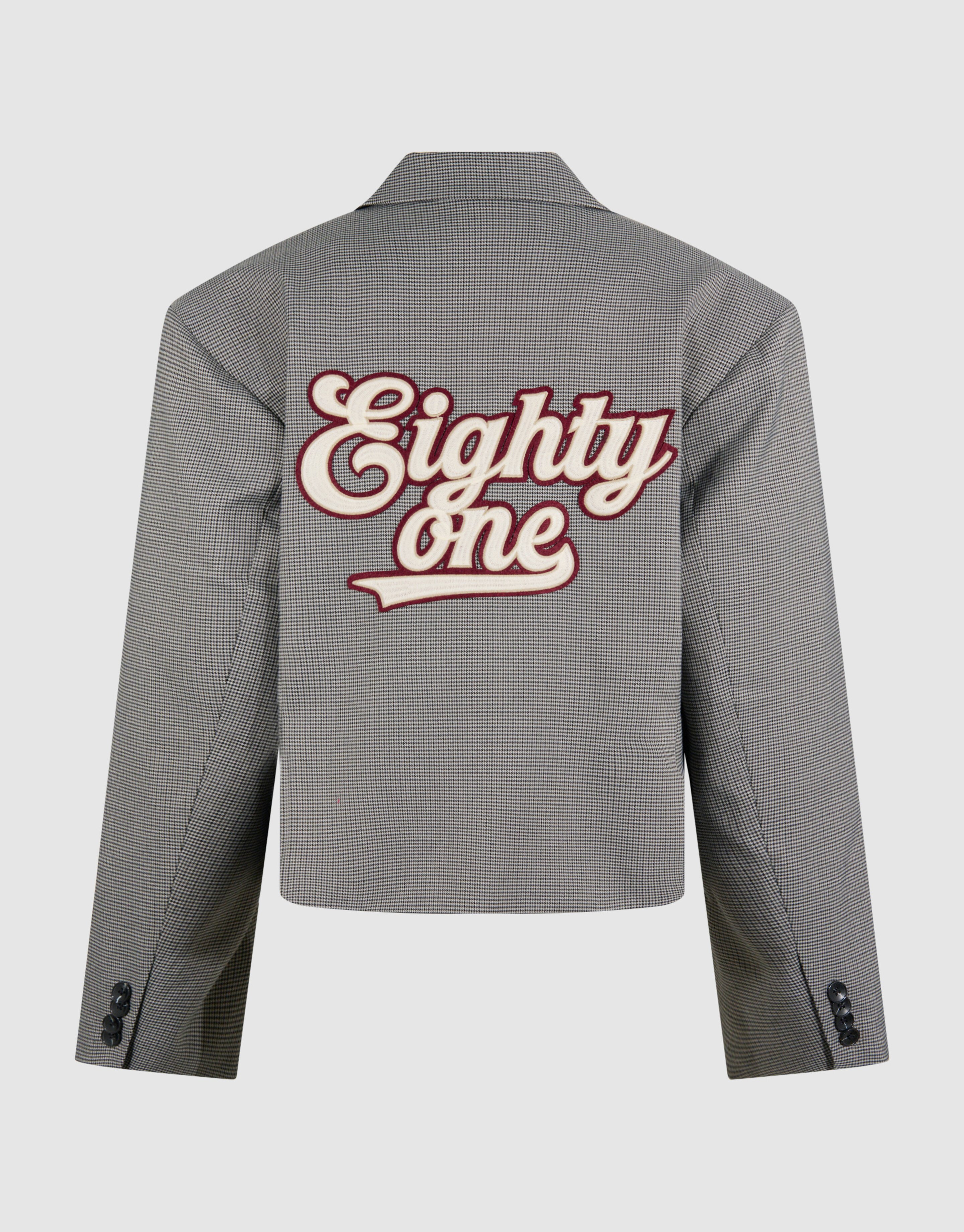 Sporty Oversized Ruiten Blazer Grijs SHOEBY WOMEN