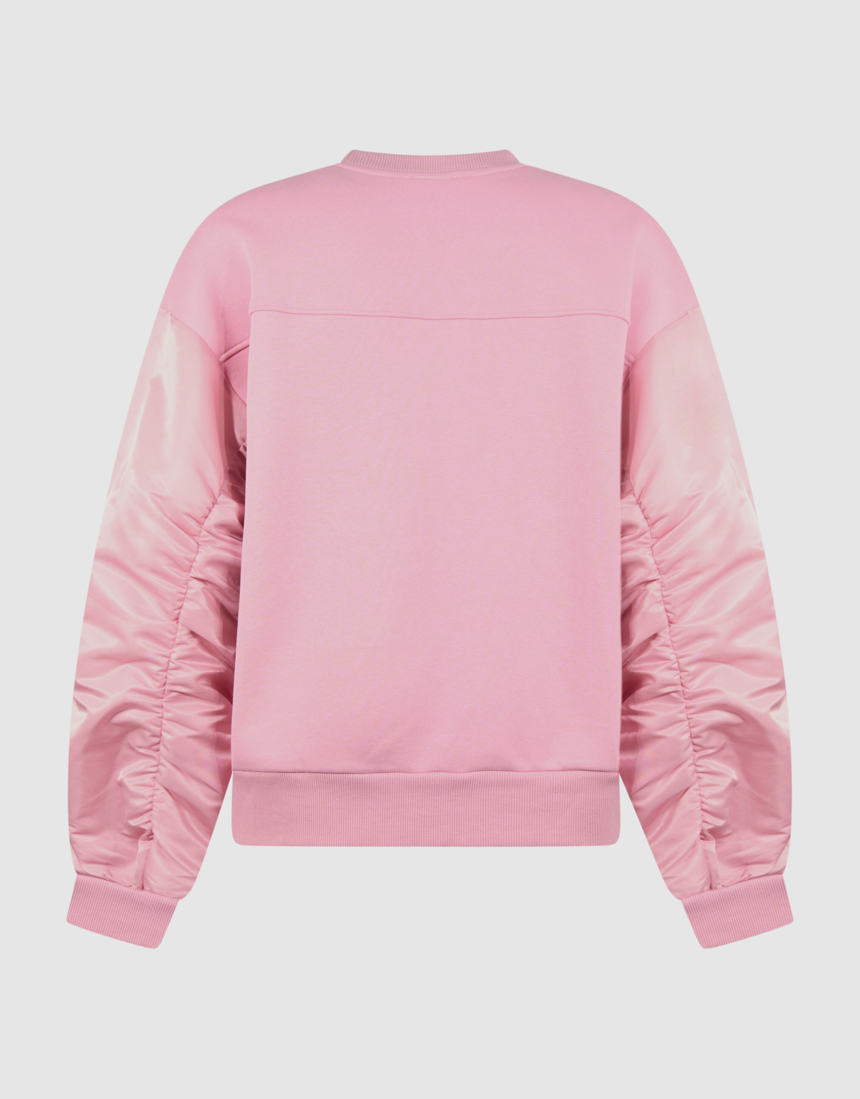 Satijnen Mix Sweater Lichtroze SHOEBY WOMEN