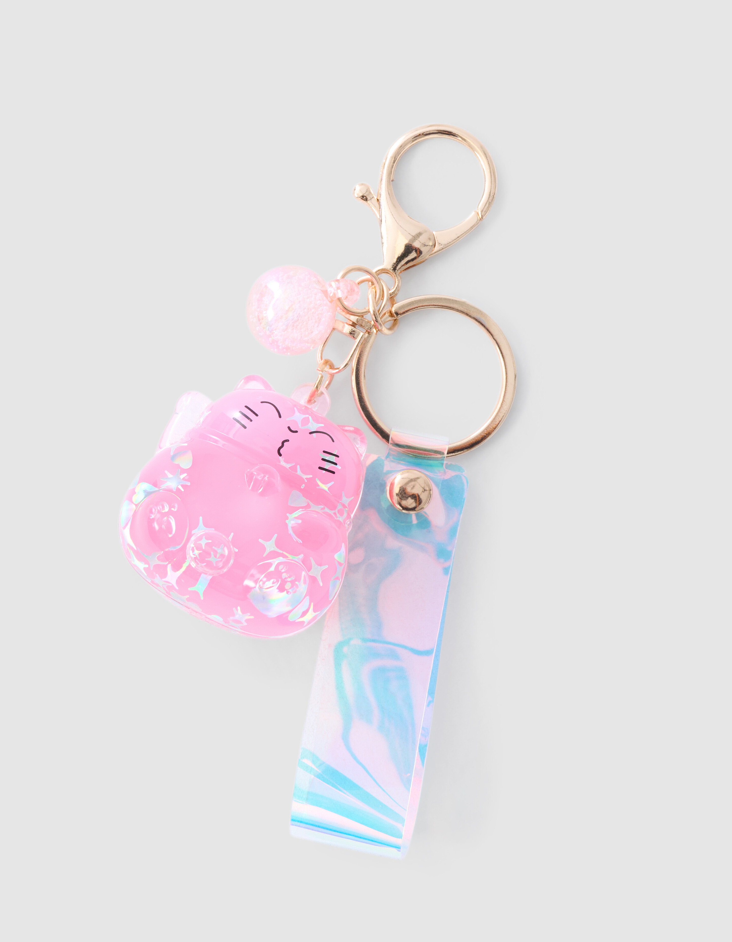 Kat Sleutelhanger Roze SHOEBY ACCESSOIRES