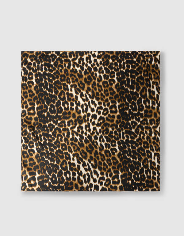 Leopard Sjaal Bruin SHOEBY ACCESSOIRES