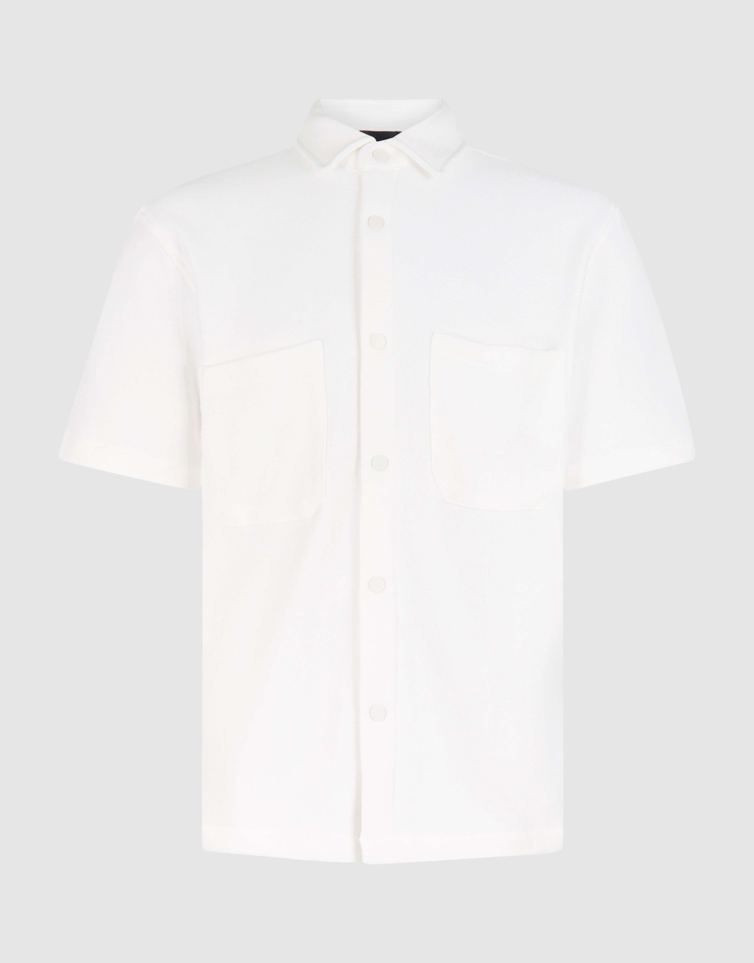 Pique Overshirt Gebroken Wit SHOEBY MEN