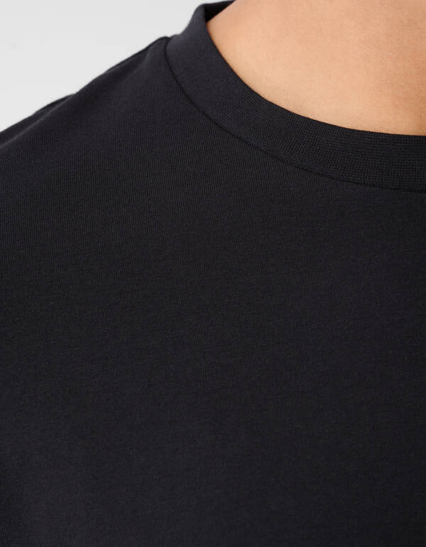 Basis T-shirt Zwart SHOEBY MEN