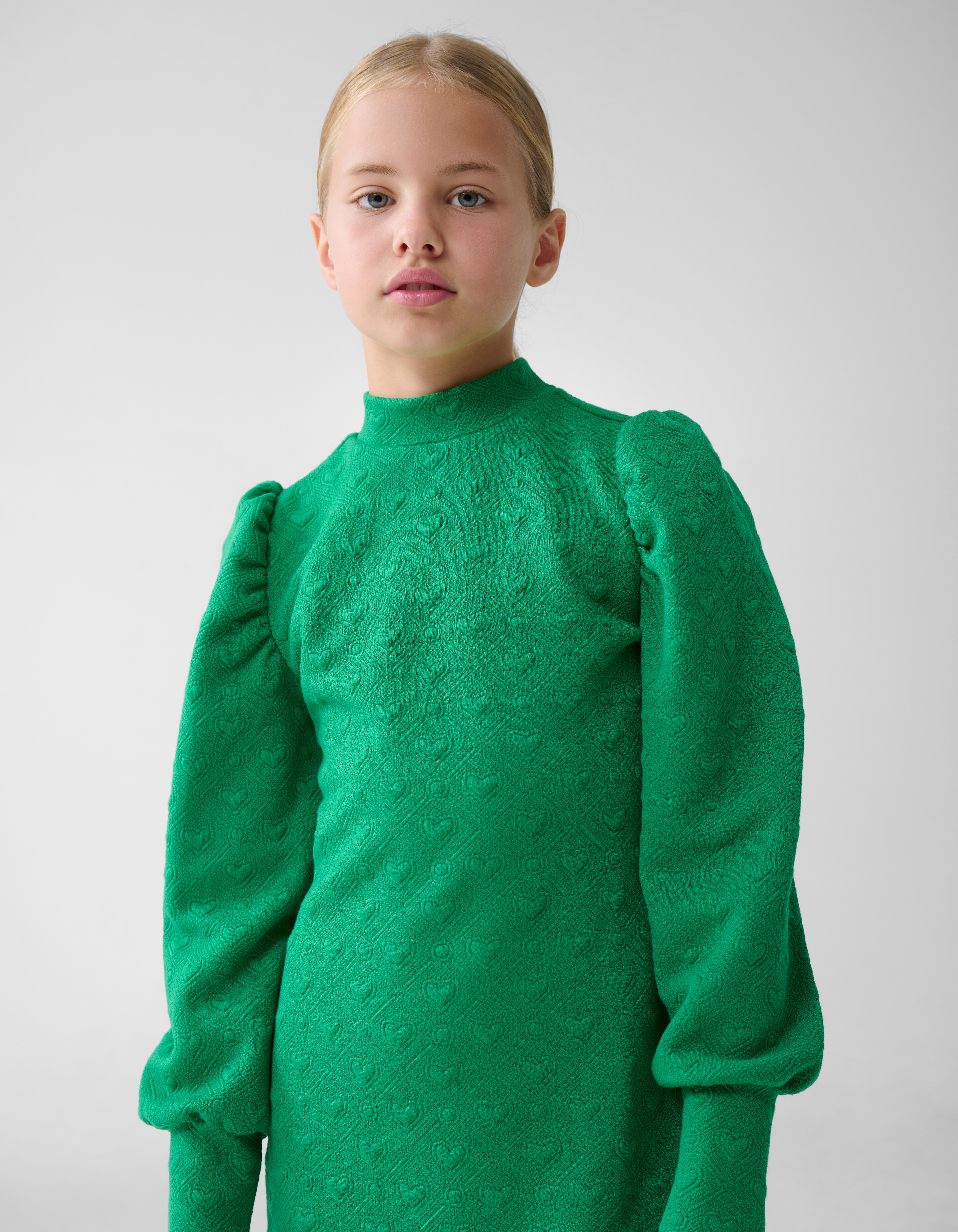 Structuur Jurk Groen SHOEBY GIRLS