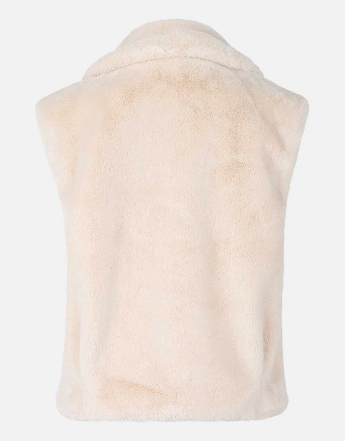Faux Fur Gilet Beige SHOEBY WOMEN