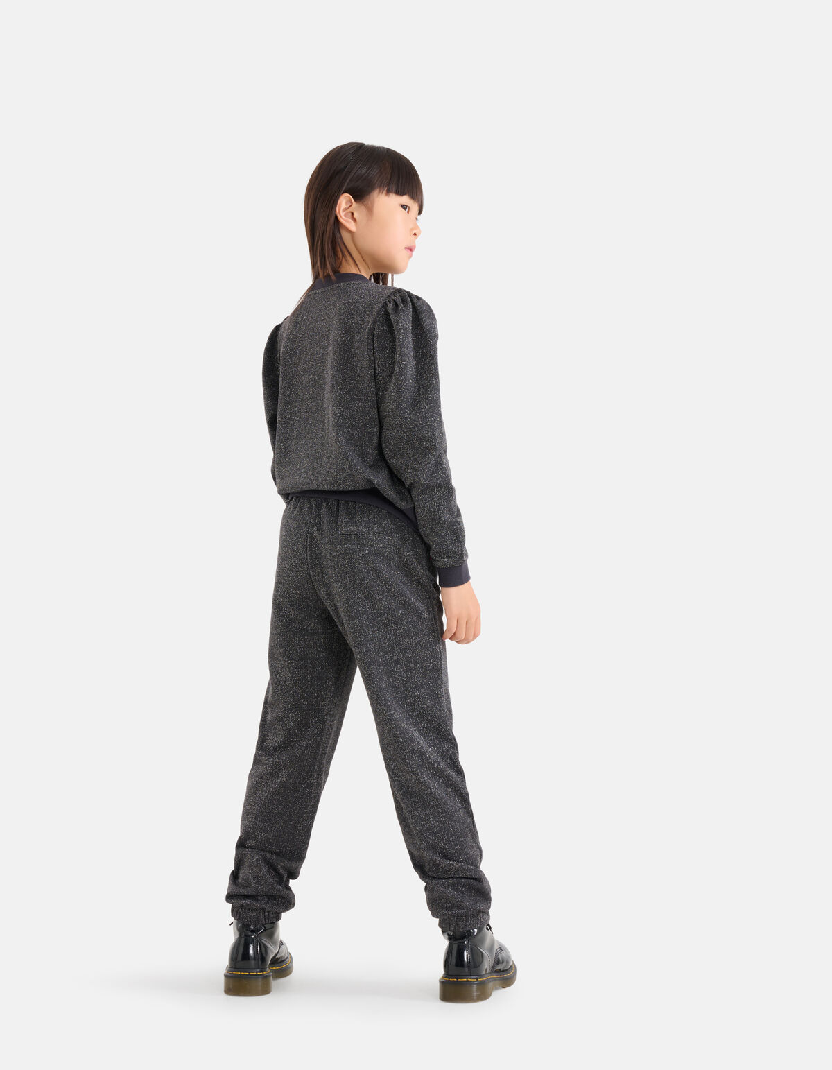 Glitter Jogger Donkergrijs SHOEBY GIRLS