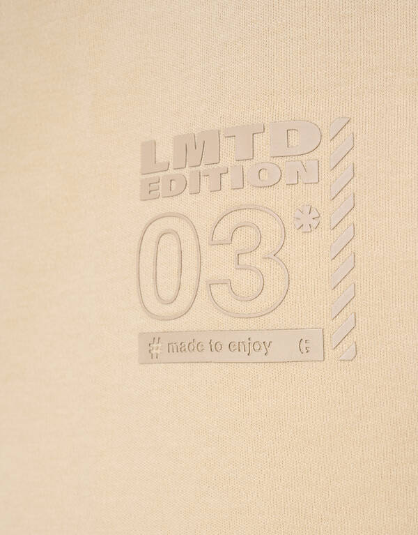 Heavy Basis T-shirt Beige SHOEBY BOYS