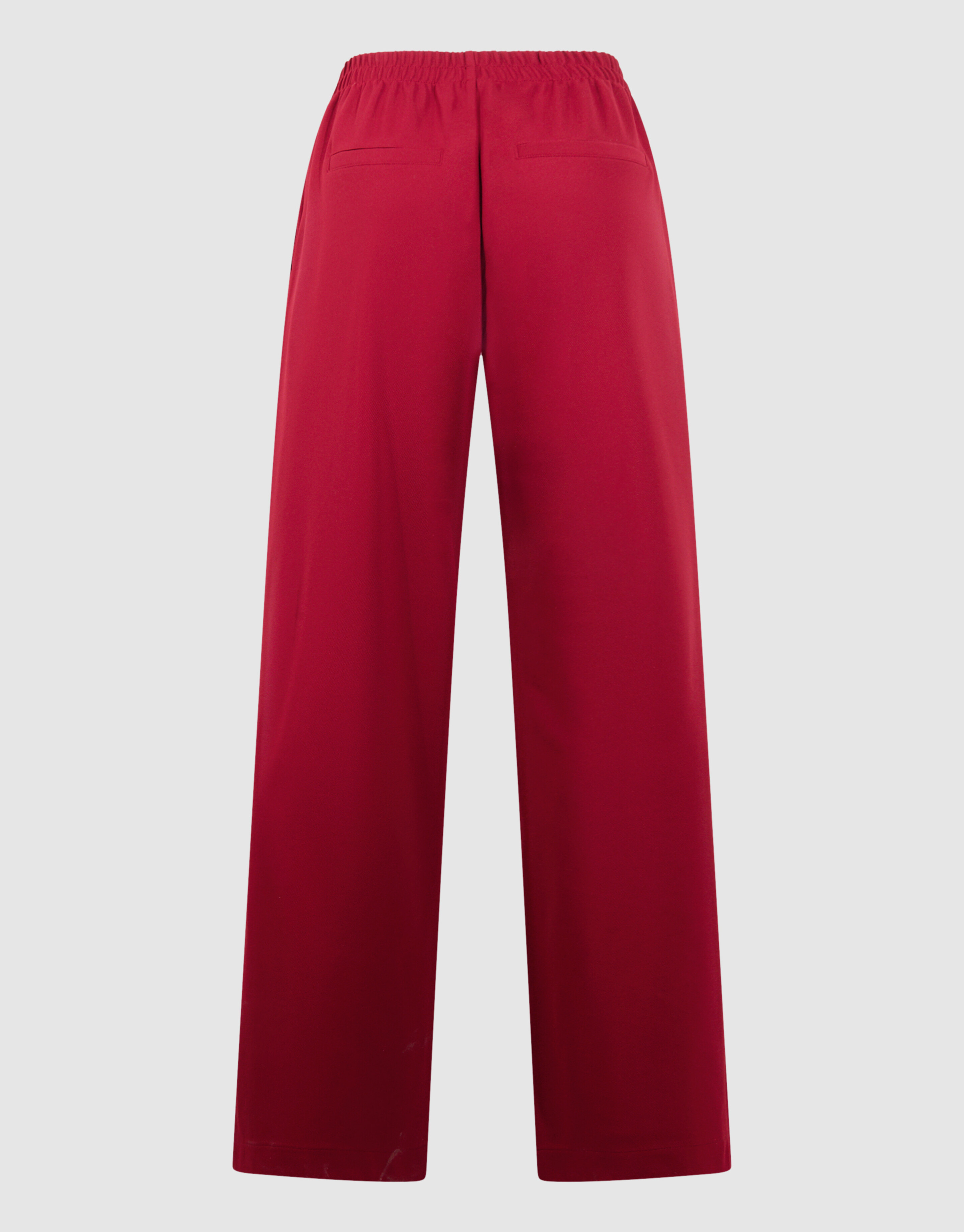 Basis Wide Leg Broek Rood SHOEBY WOMEN